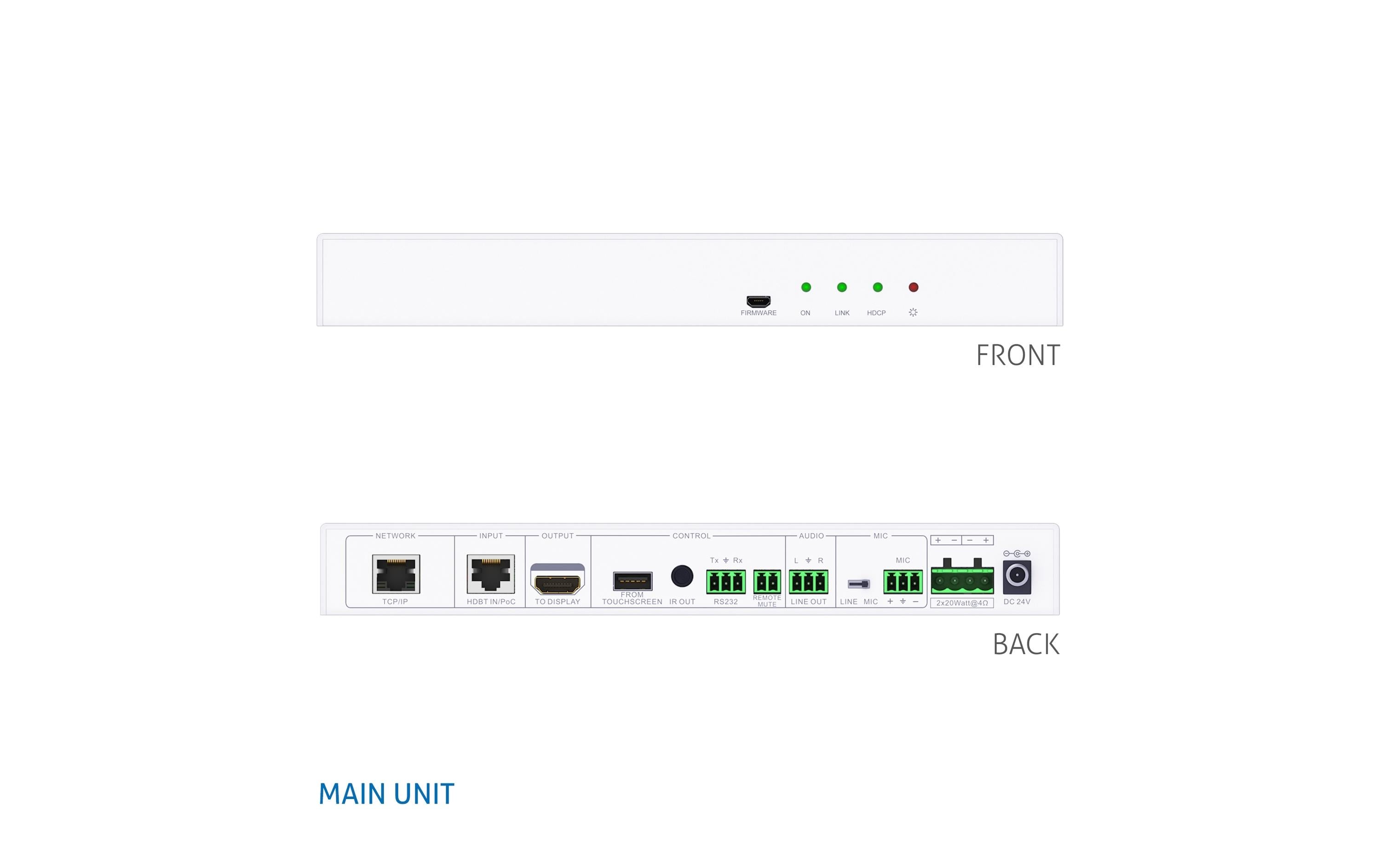 PureTools AV-Verteilungssystem PT-PK100 HDMI, VGA, HDBaseT