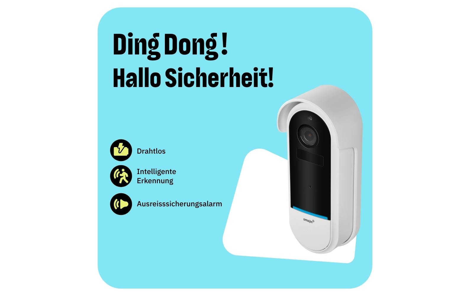 omajin by Netatmo OMA-OVD-01-EU Kabellose Videotürklingel