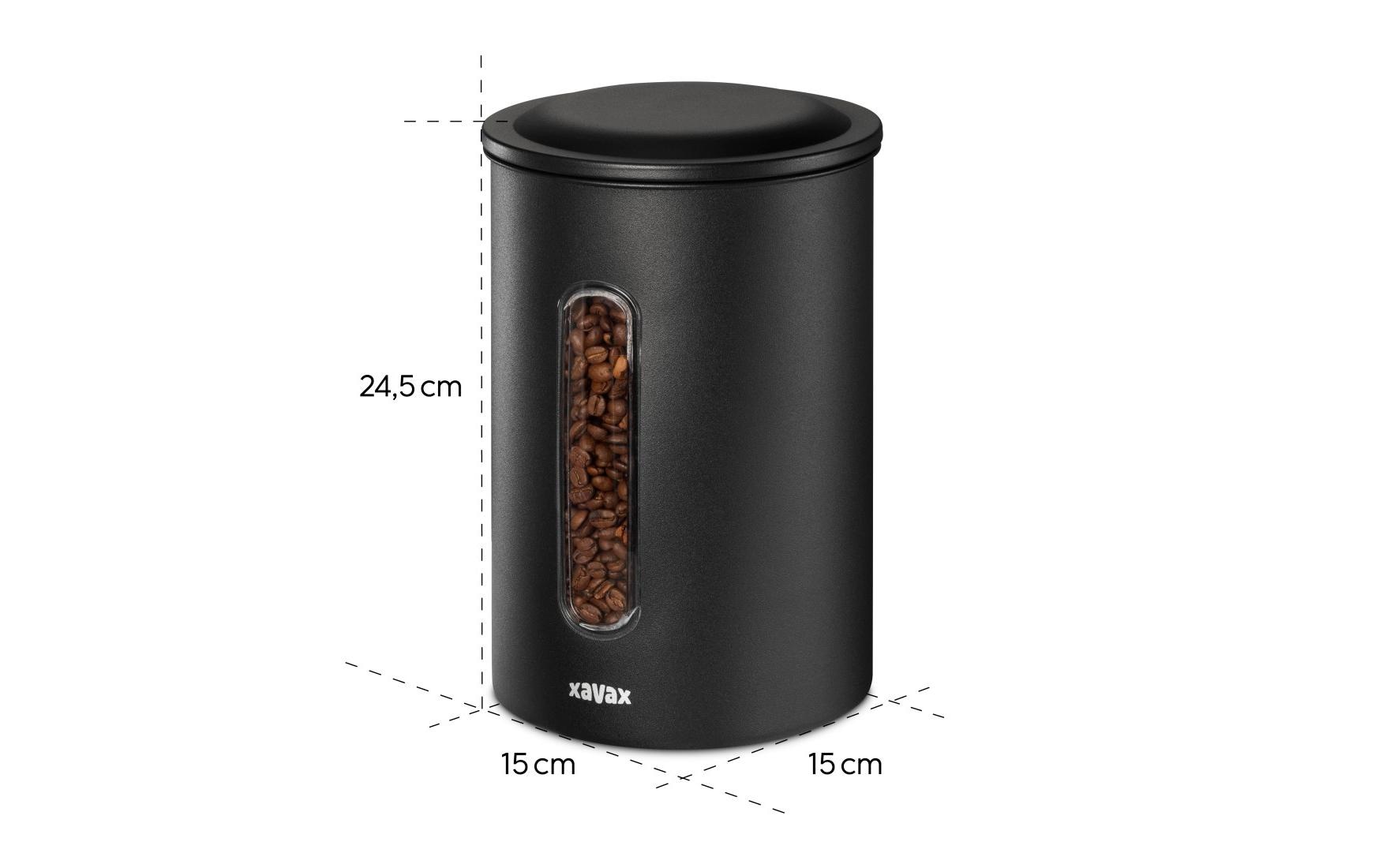 Xavax Kaffeedose 1.3 / 1.5 kg Schwarz