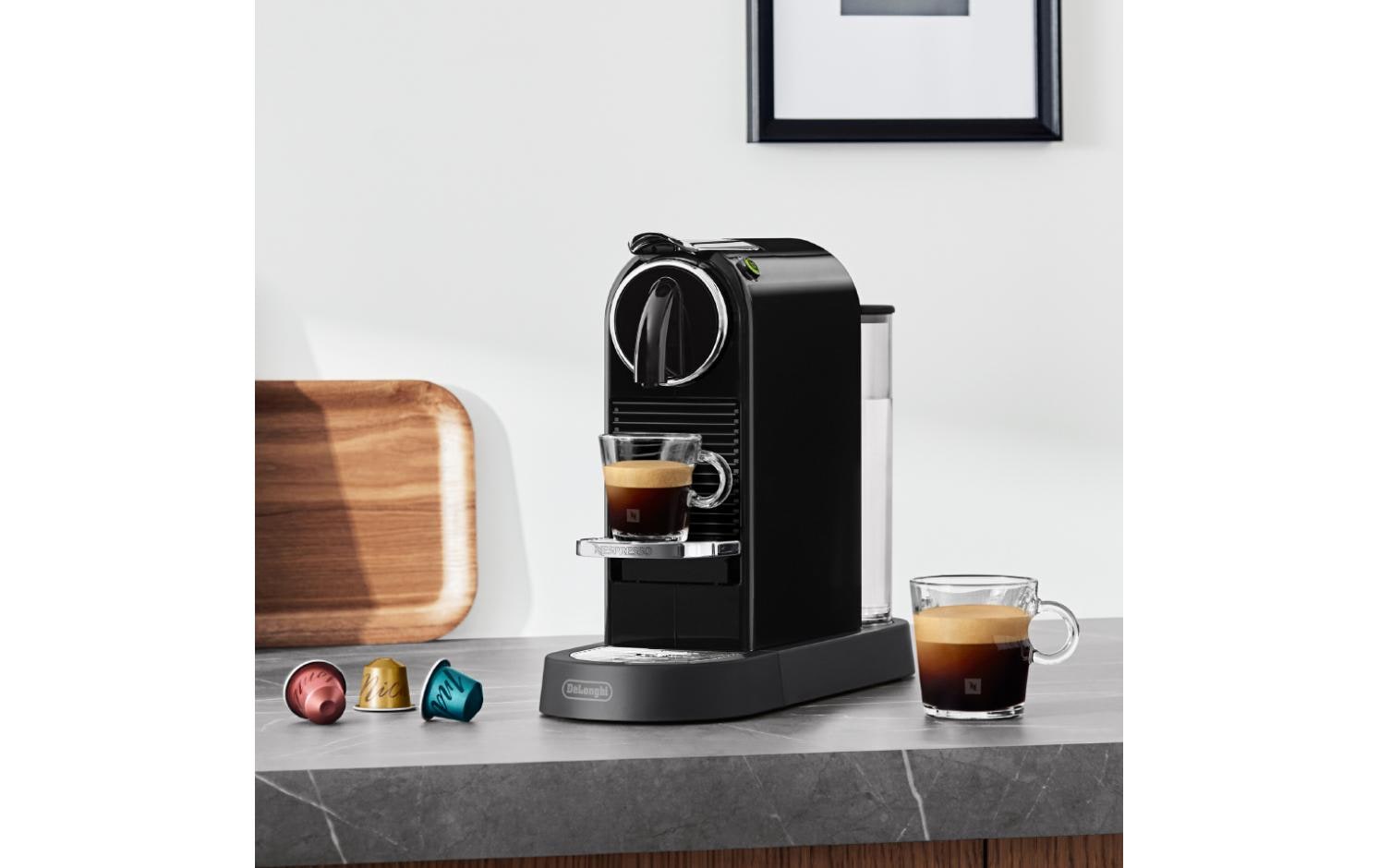 De'Longhi Kaffeemaschine Nespresso CitiZ EN167.B Schwarz