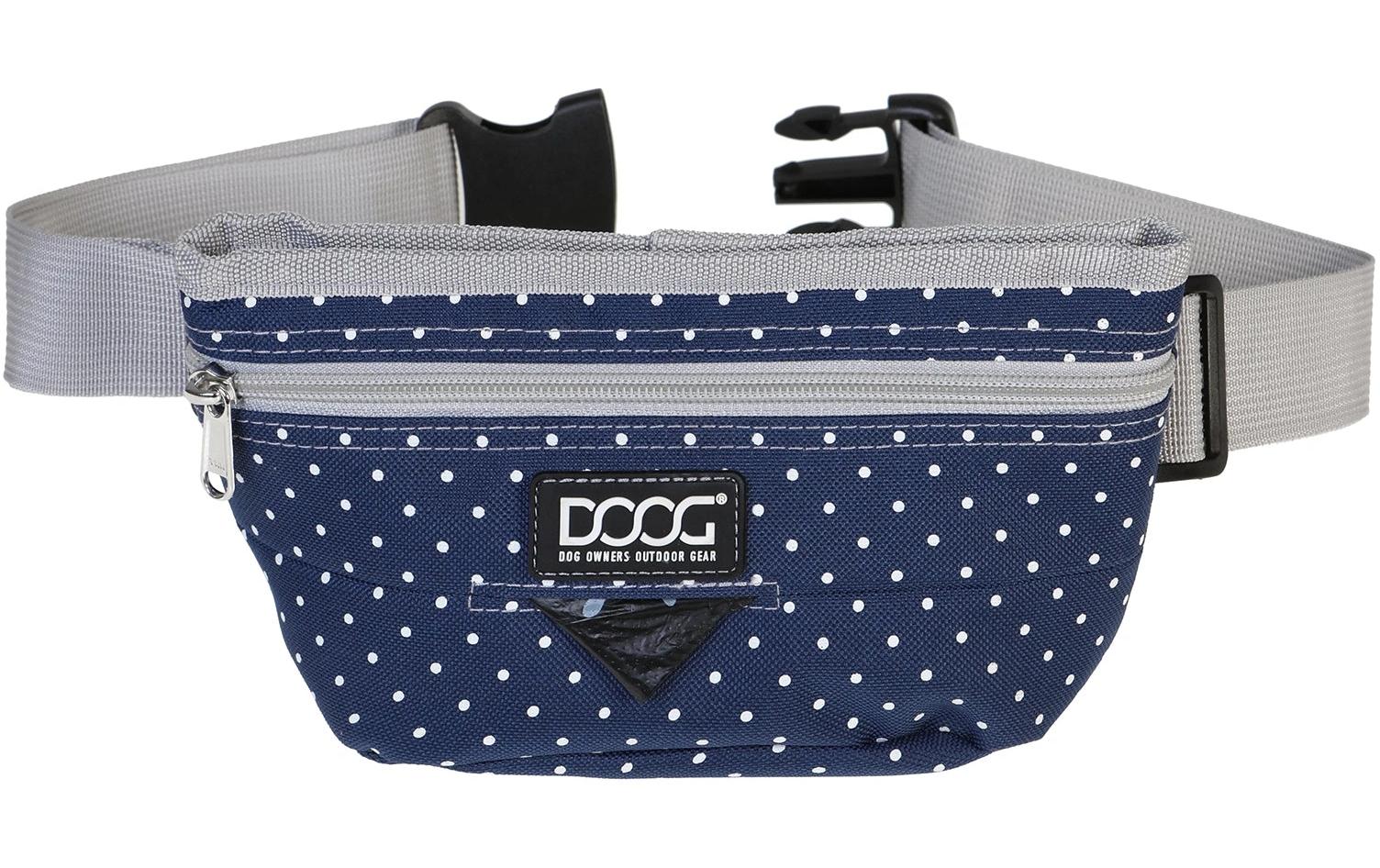 Doog Treat Pouch Stella L Navy / Polka Dots