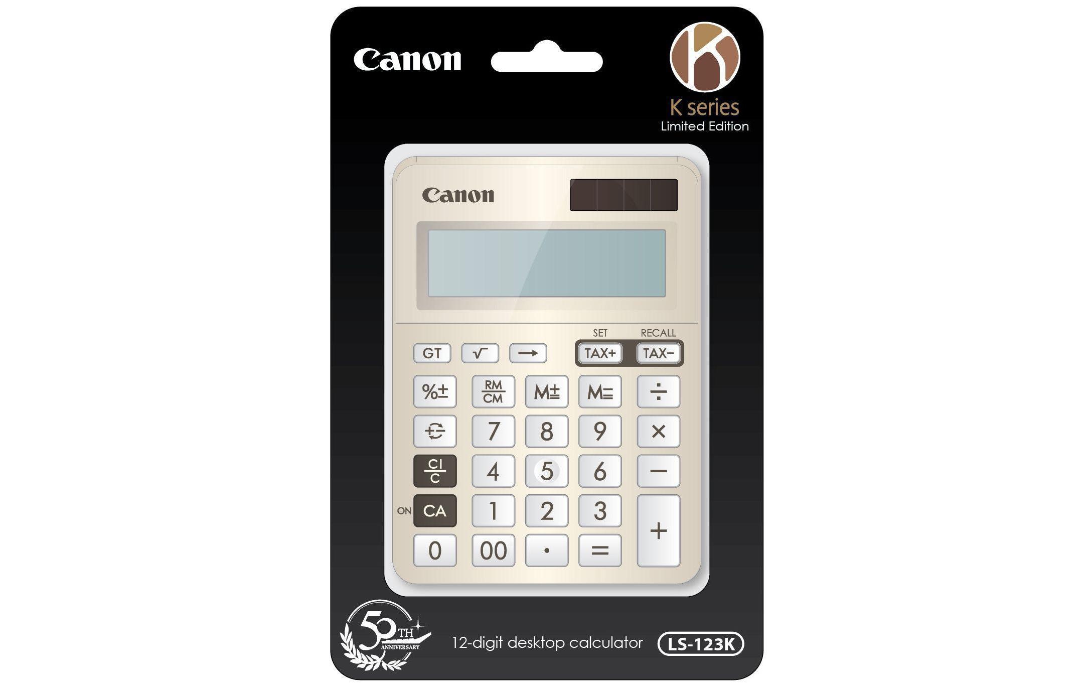 Canon Taschenrechner CA-LS-123K-GLD Gold