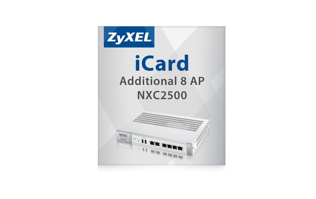 Zyxel Lizenz iCard NXC2500 WLAN-Controller +8 AP's Unbegrenzt