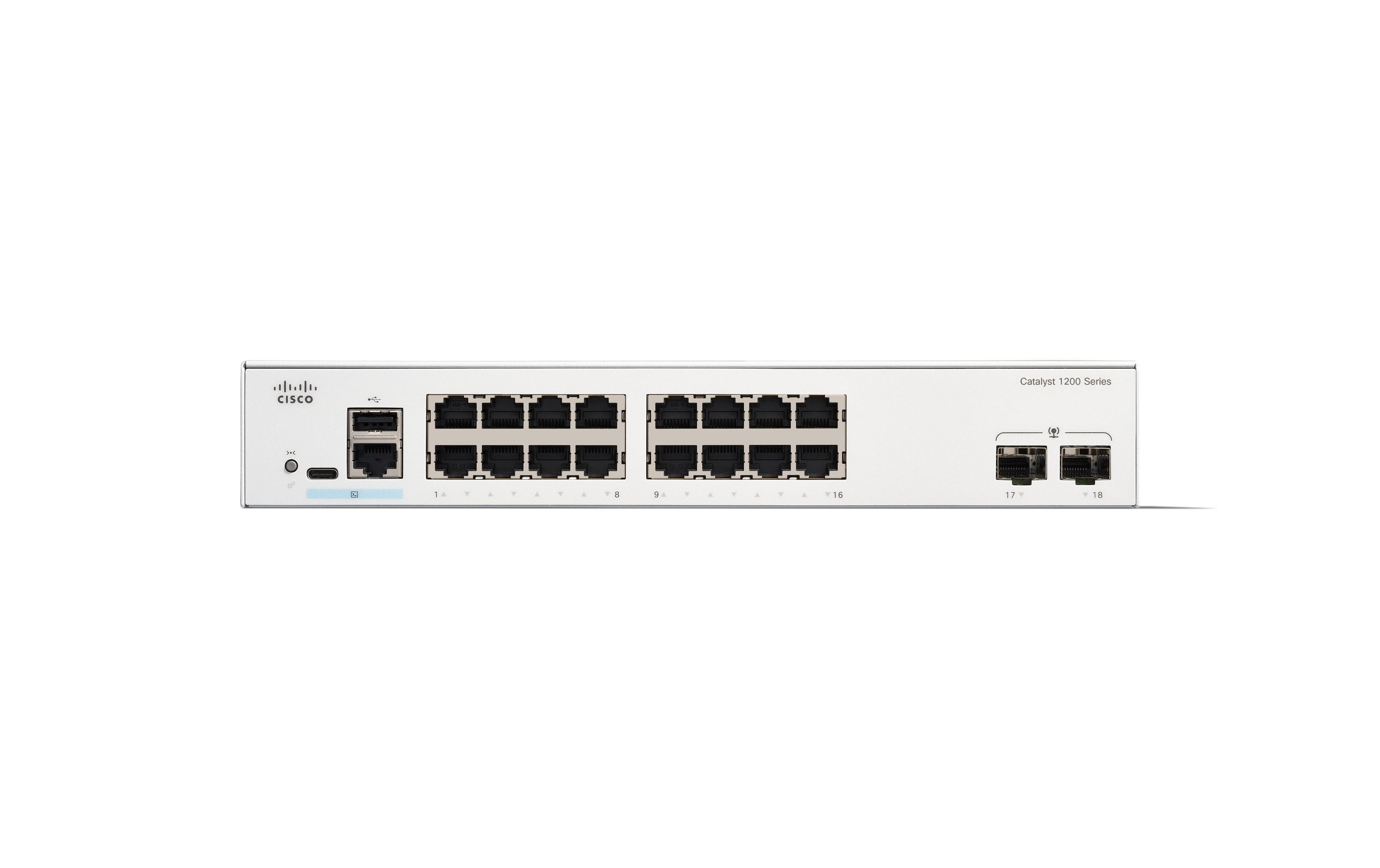 Cisco Switch Catalyst C1200-16T-2G 18 Port