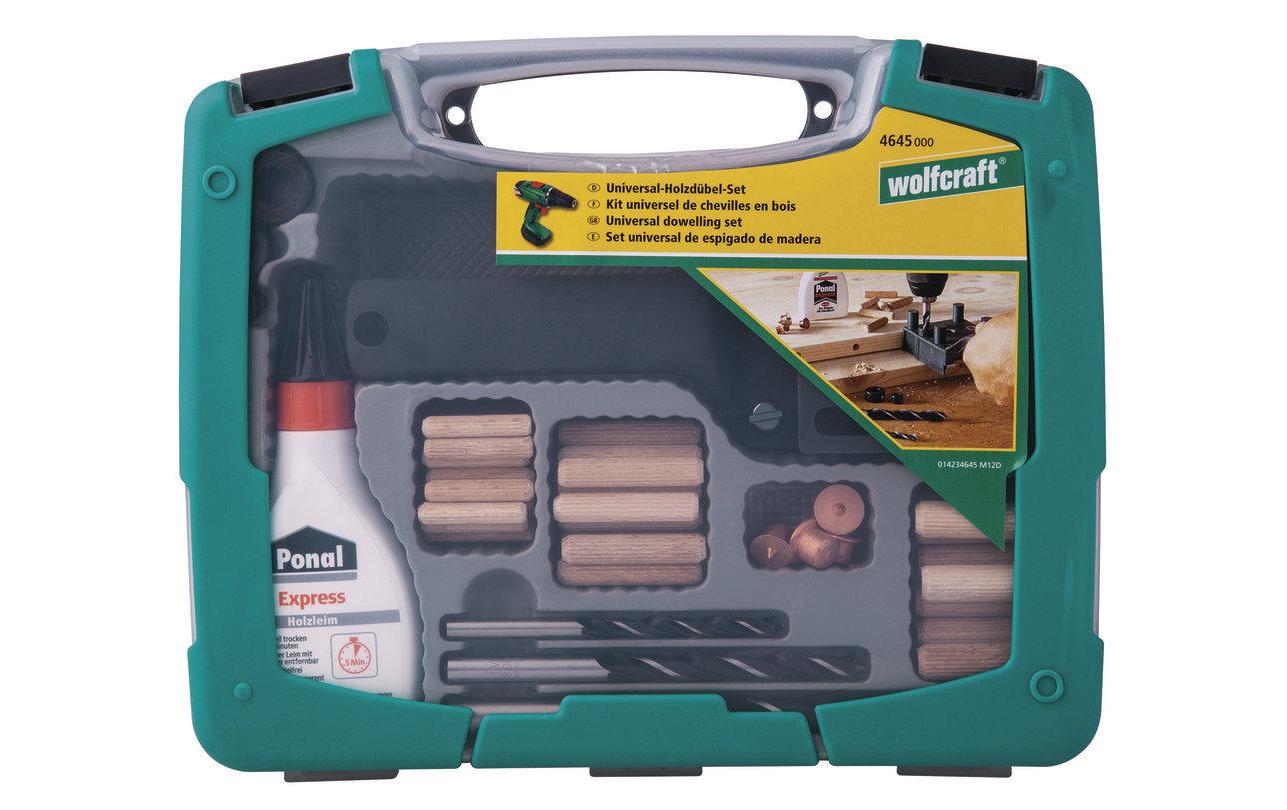 Wolfcraft Universal-Meisterdübler-Set 78-teilig