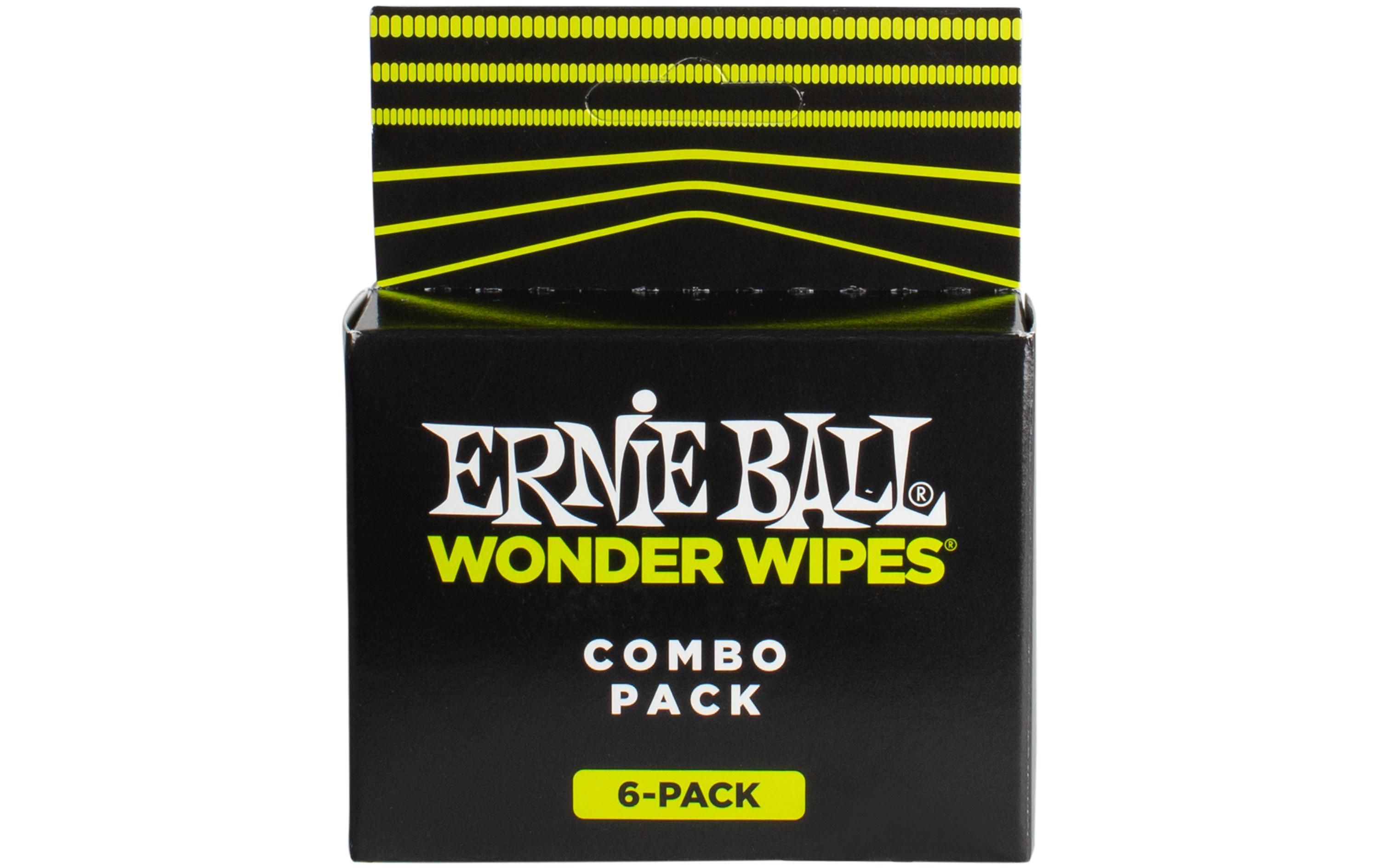 Ernie Ball Poliertuch 4279 Wonder Wipes Multi-Pack – 6 Stück