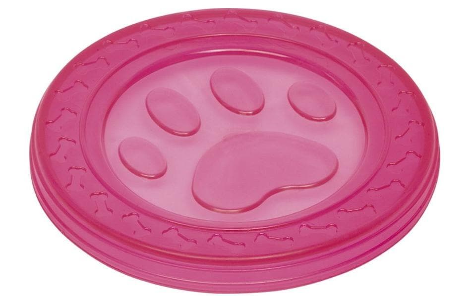 Nobby Hunde-Spielzeug Fly-Disc Paw, Ø 22 cm, Pink