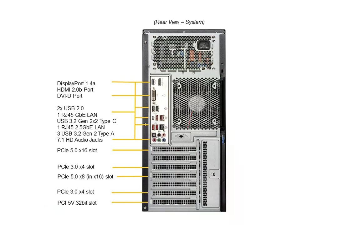 Supermicro Barebone UP Workstation SYS-531A-IL