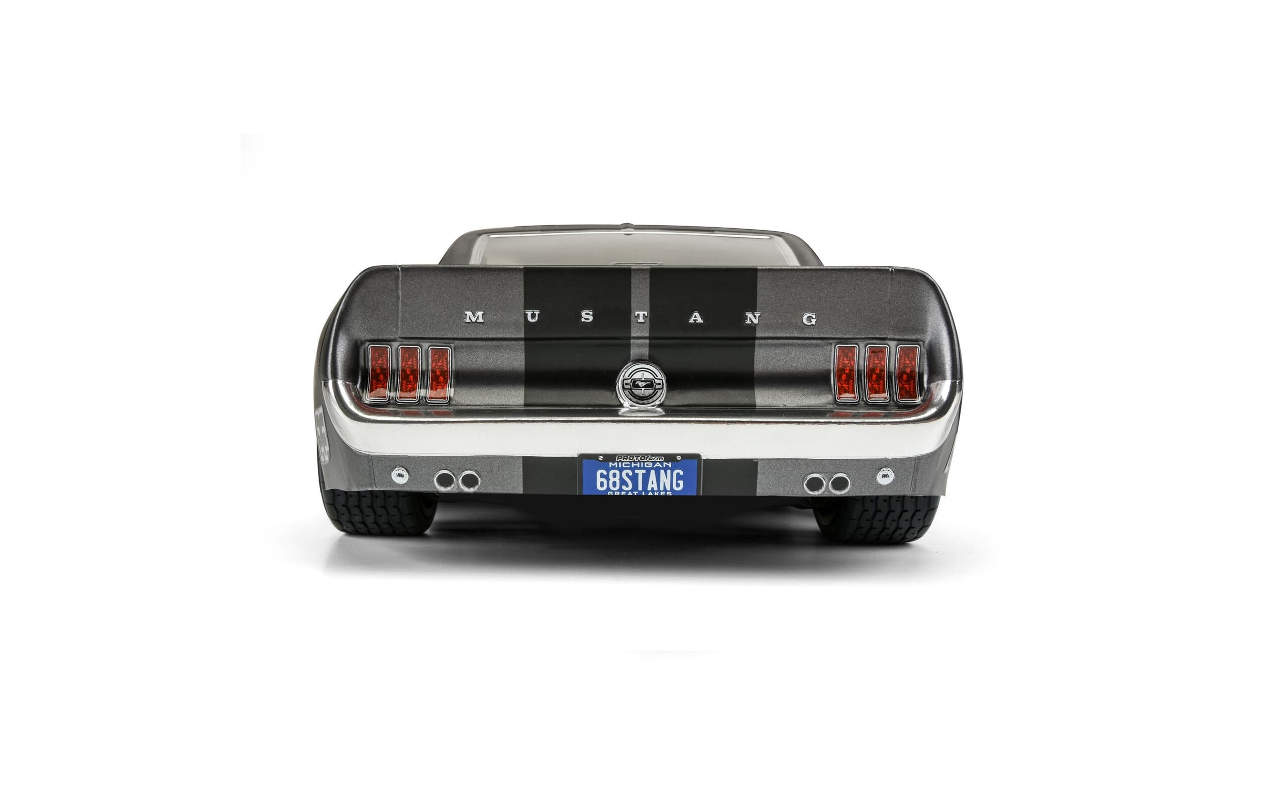 Proline Karosserie Ford Mustang 1968 unlackiert, 1:10