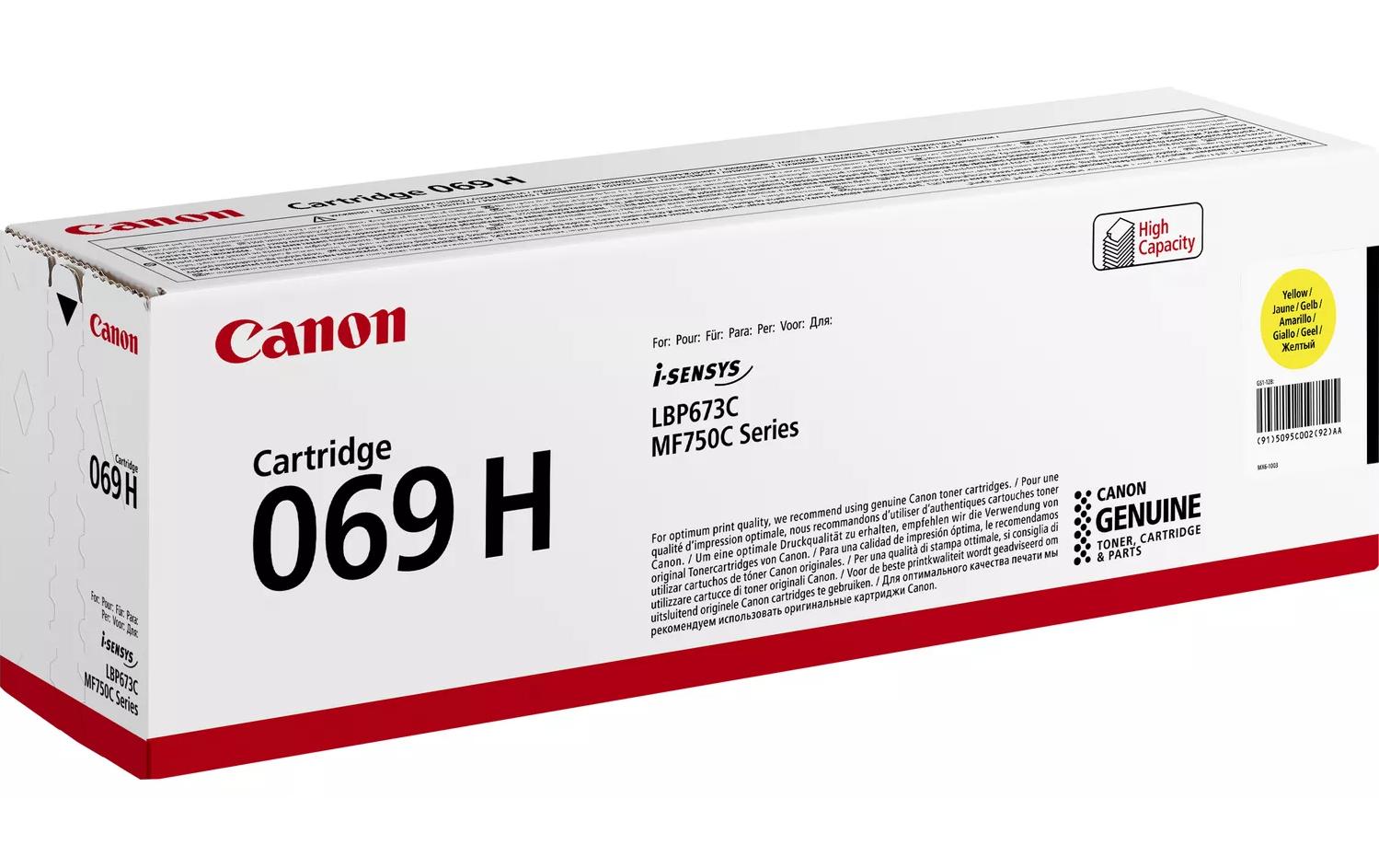 Canon Toner 069H / 5095C002 Yellow