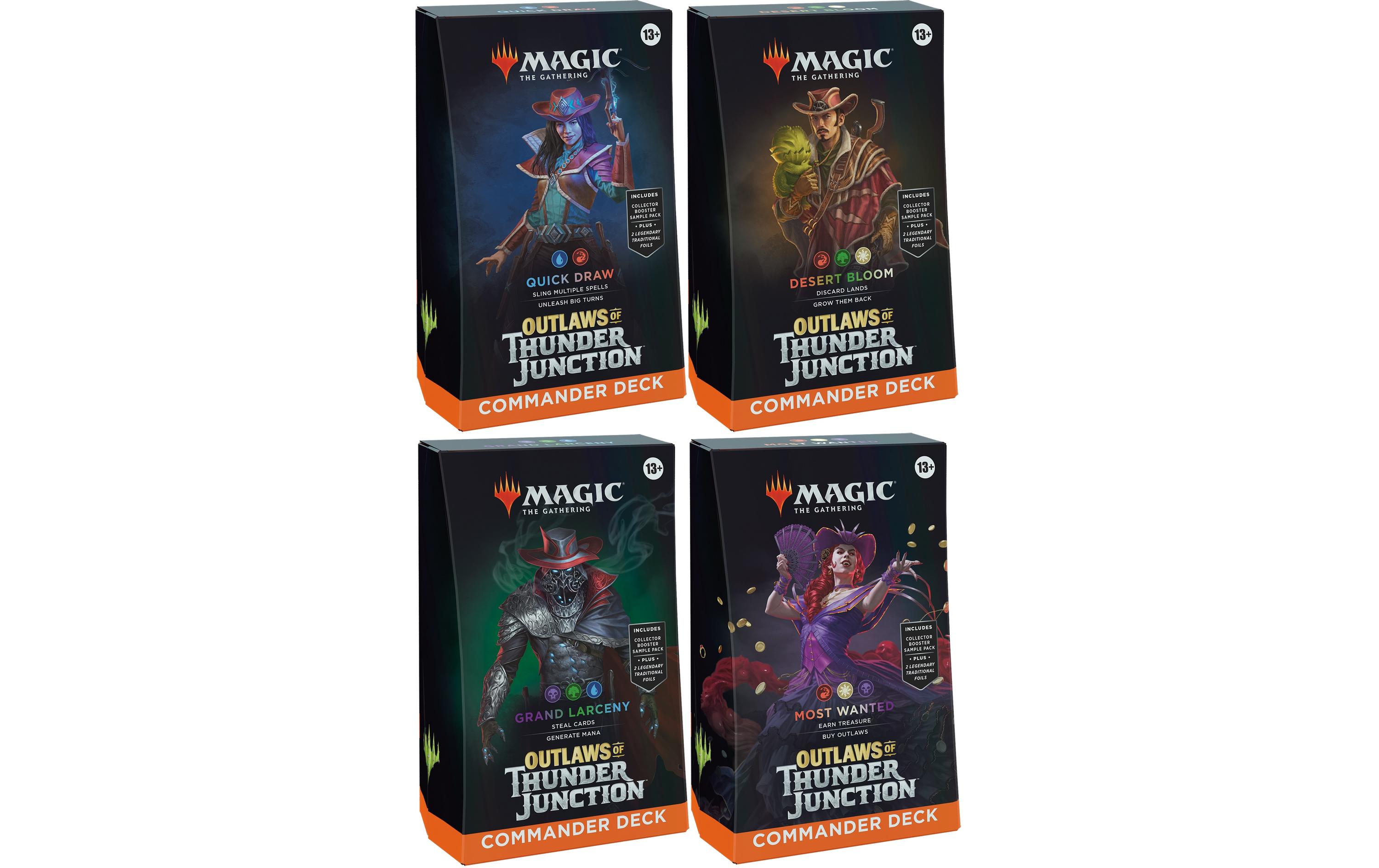 Magic: The Gathering Outlaws of Thunder Junction: Commander-Decks Display -EN-