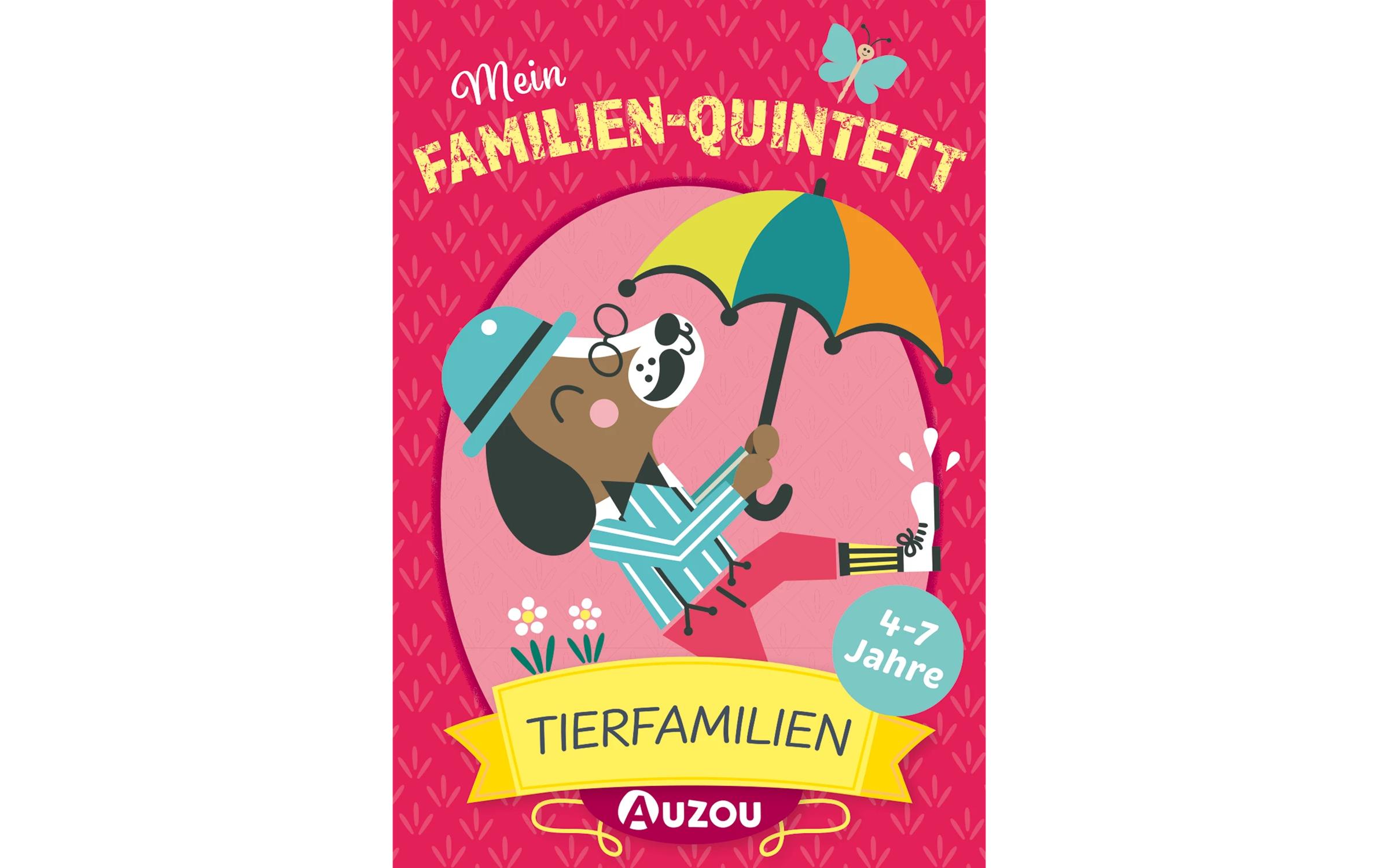 HUCH! Kartenspiel Mein Familien-Quintett Tierfamilien