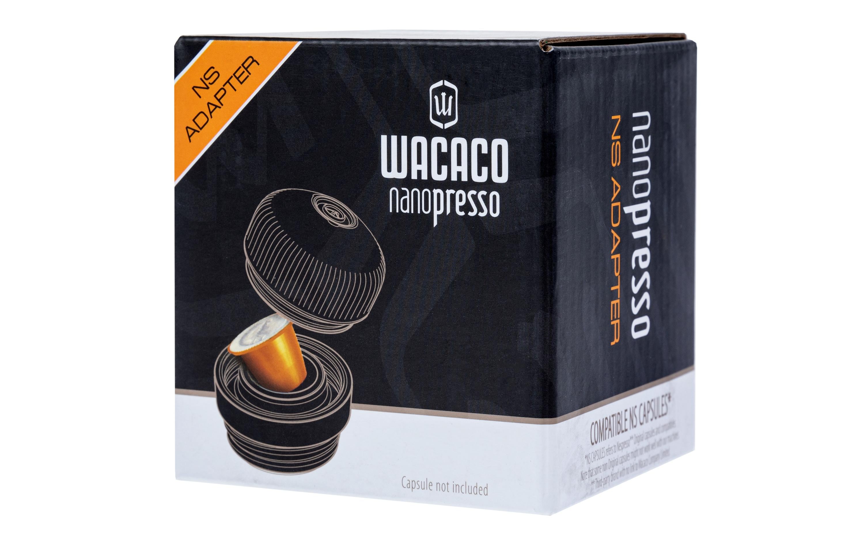 Wacaco Reisekaffeemaschine Nanopresso NS Adapter Nespresso Kapseln