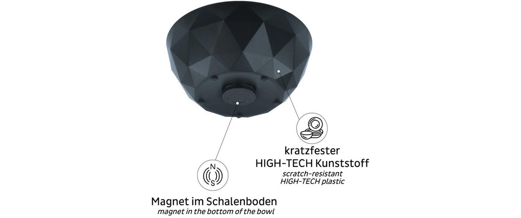 Silwy Super Magnet Bowl, Grau