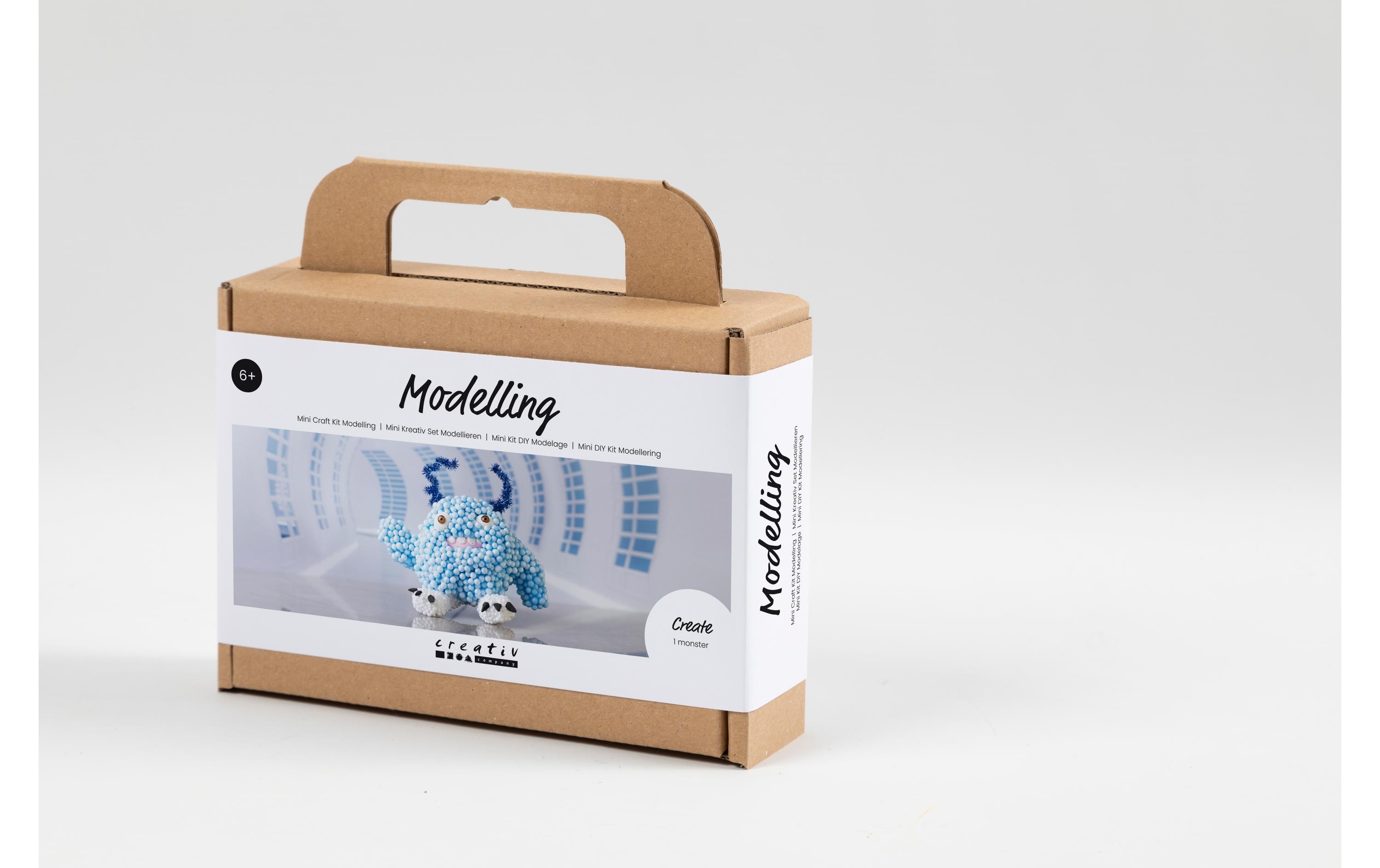 Creativ Company Modellier-Set Monster Hellblau