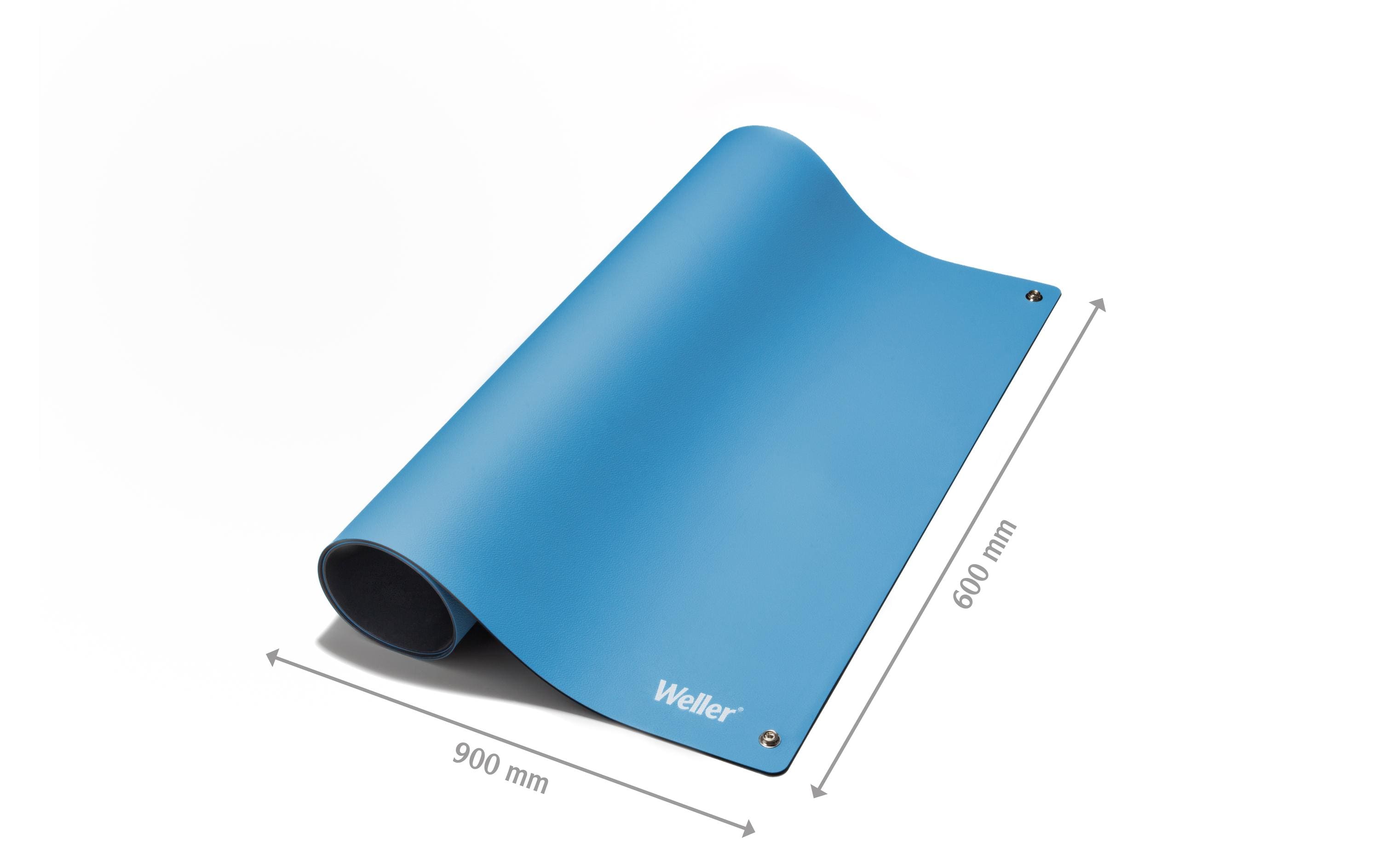 Weller Tisch-Lötmatte ESD Premium 900 x 600 mm, Blau