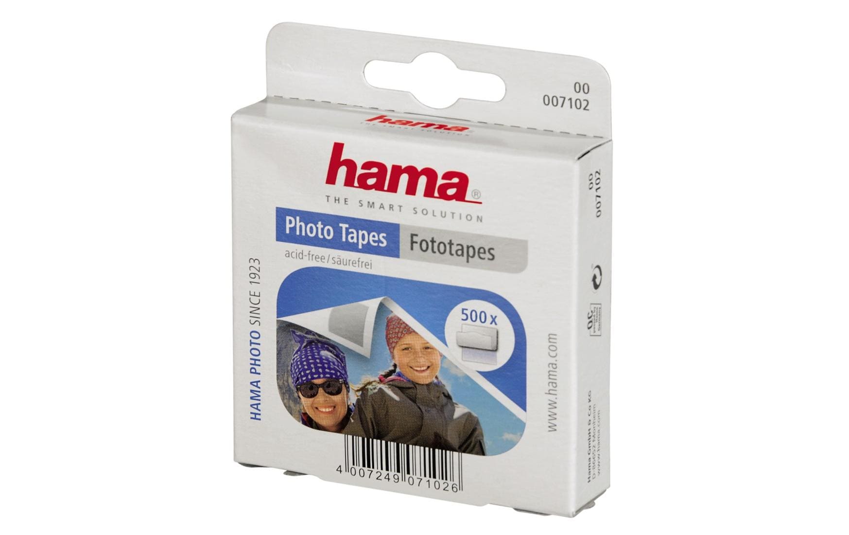 Hama Fotokleber Fototape Spender 1 Rolle à 500 Stück