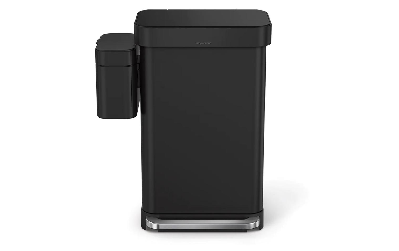 Simplehuman Komposteimer Caddy 4 l, Schwarz matt