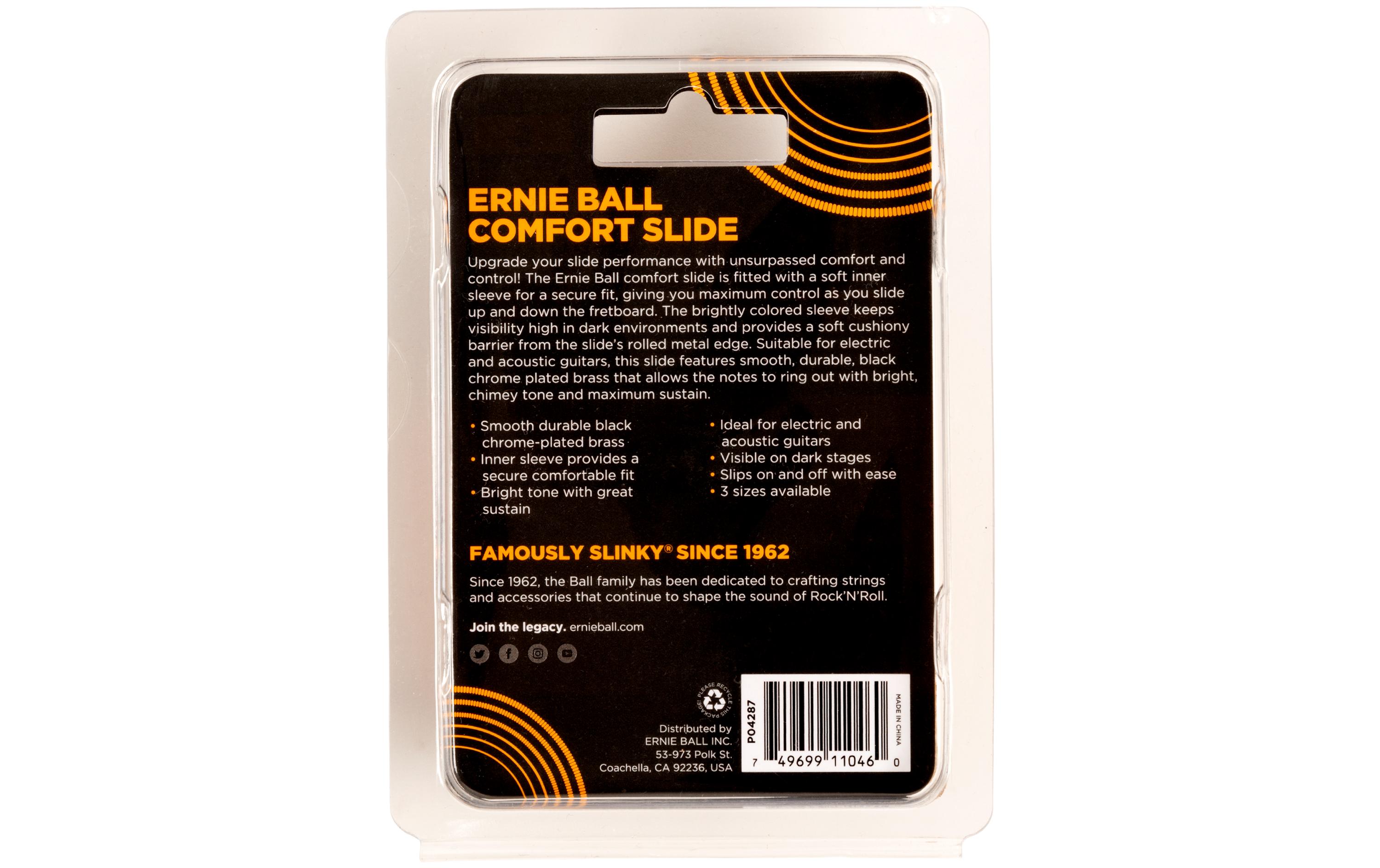 Ernie Ball Comfort Brass Slide – Klein