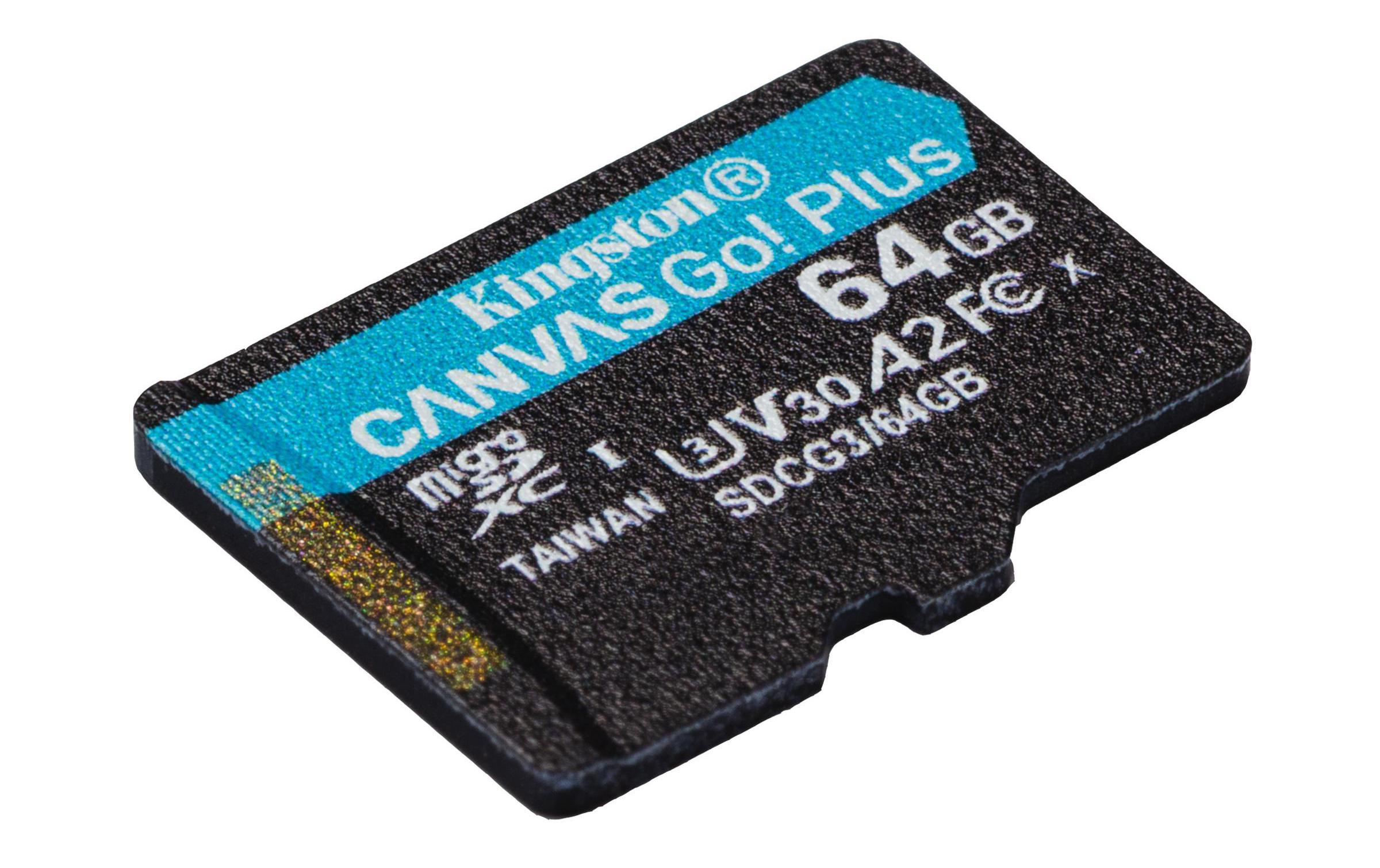 Kingston microSDXC-Karte Canvas Go! Plus 64 GB