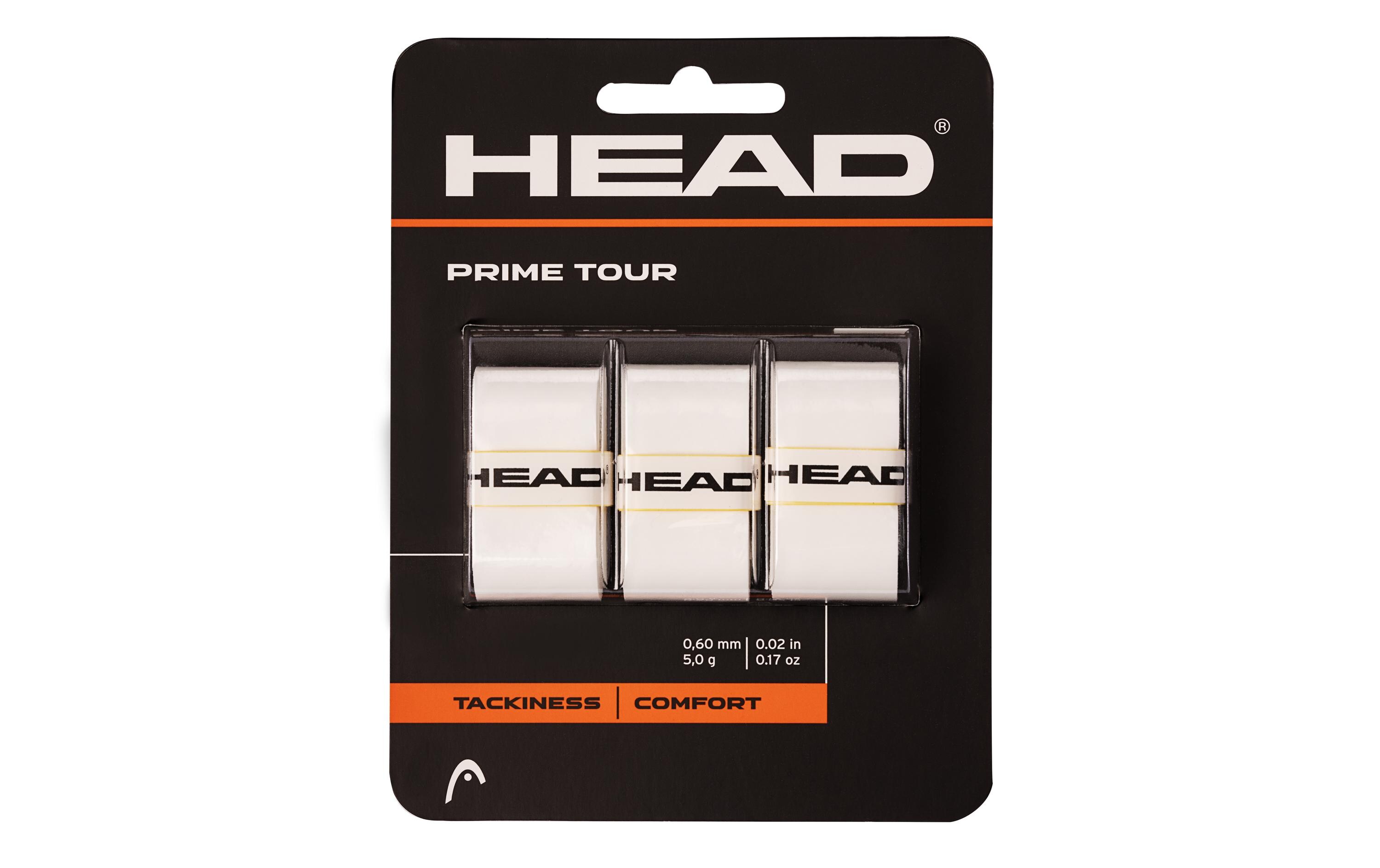 HEAD Over Grip Prime Tour 3er-Pack Weiss