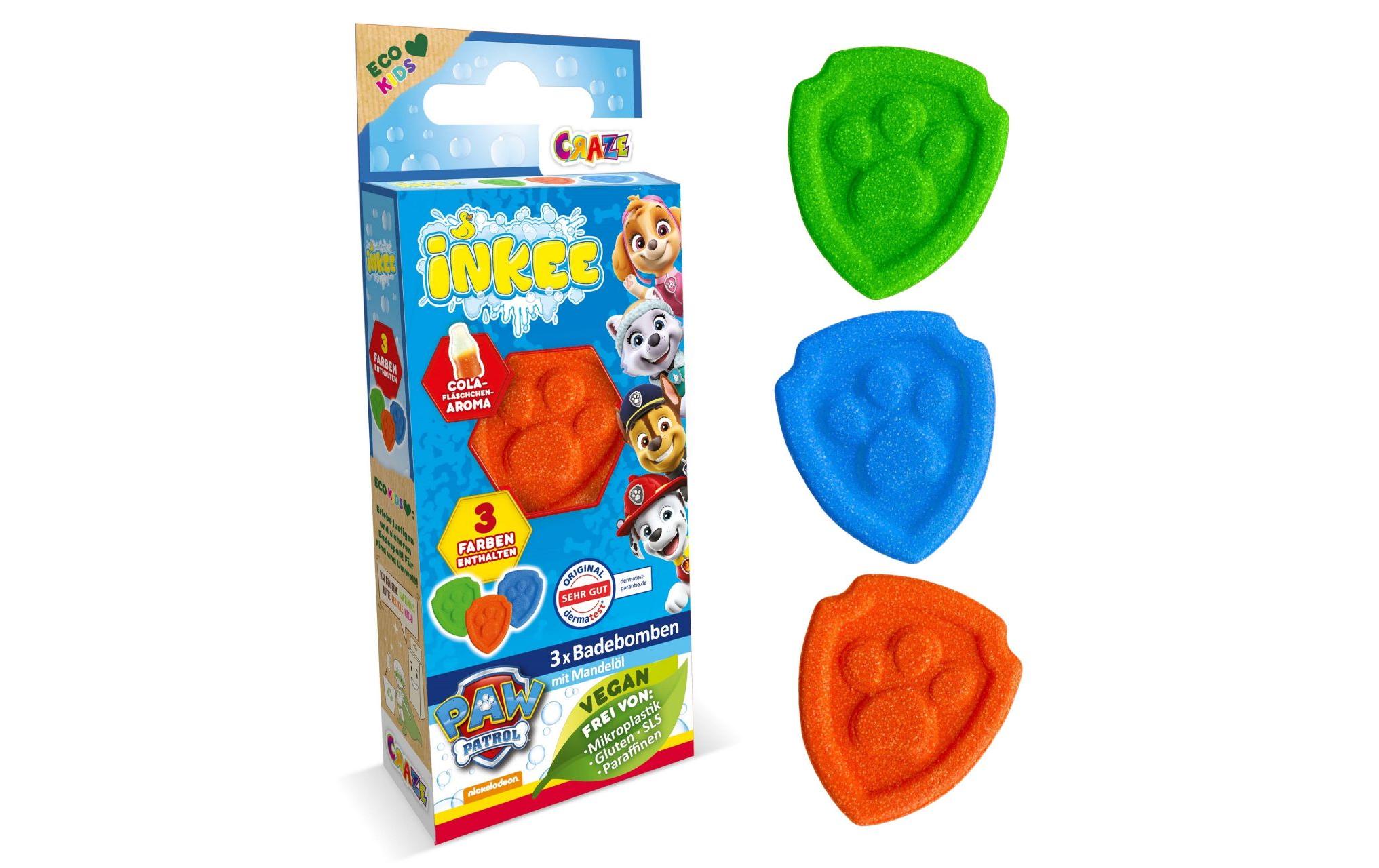 Craze Badespass Inkee Badebomben Paw Patrol 3er-Set