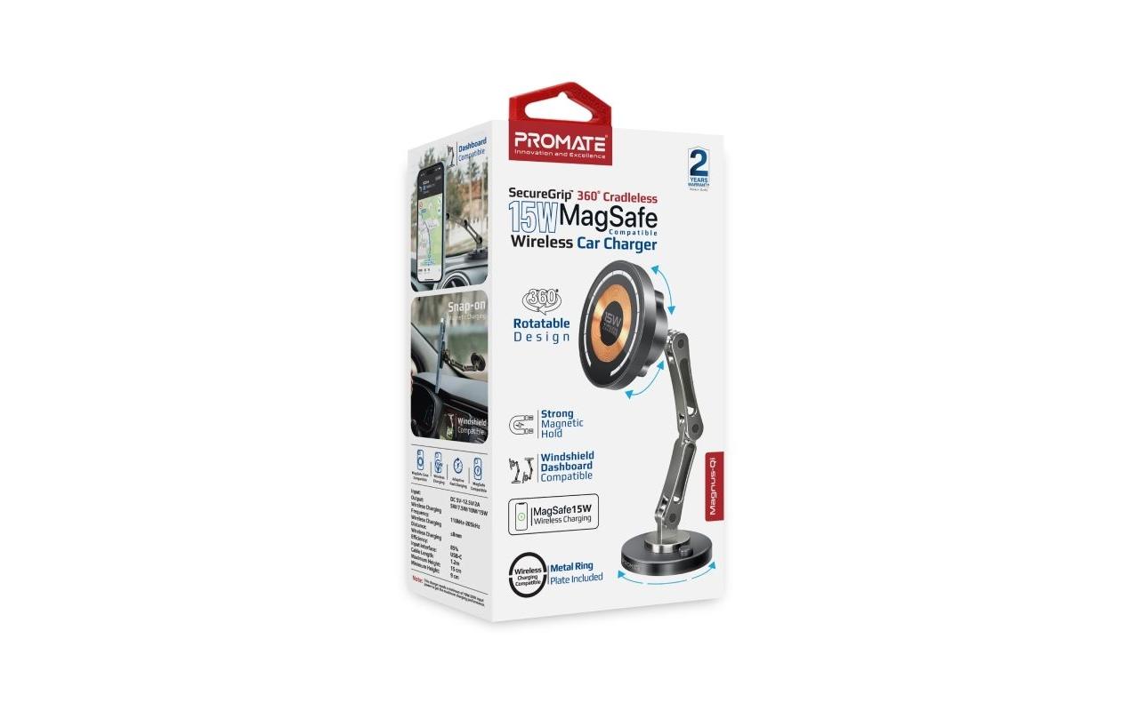 Promate Smartphone-Halterung ProMate Magnus-Qi 15 Watt MagSafe