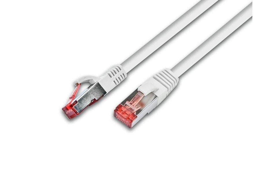 Wirewin Patchkabel RJ-45 - RJ-45, Cat 6A, S/FTP, 7.5 m, Weiss