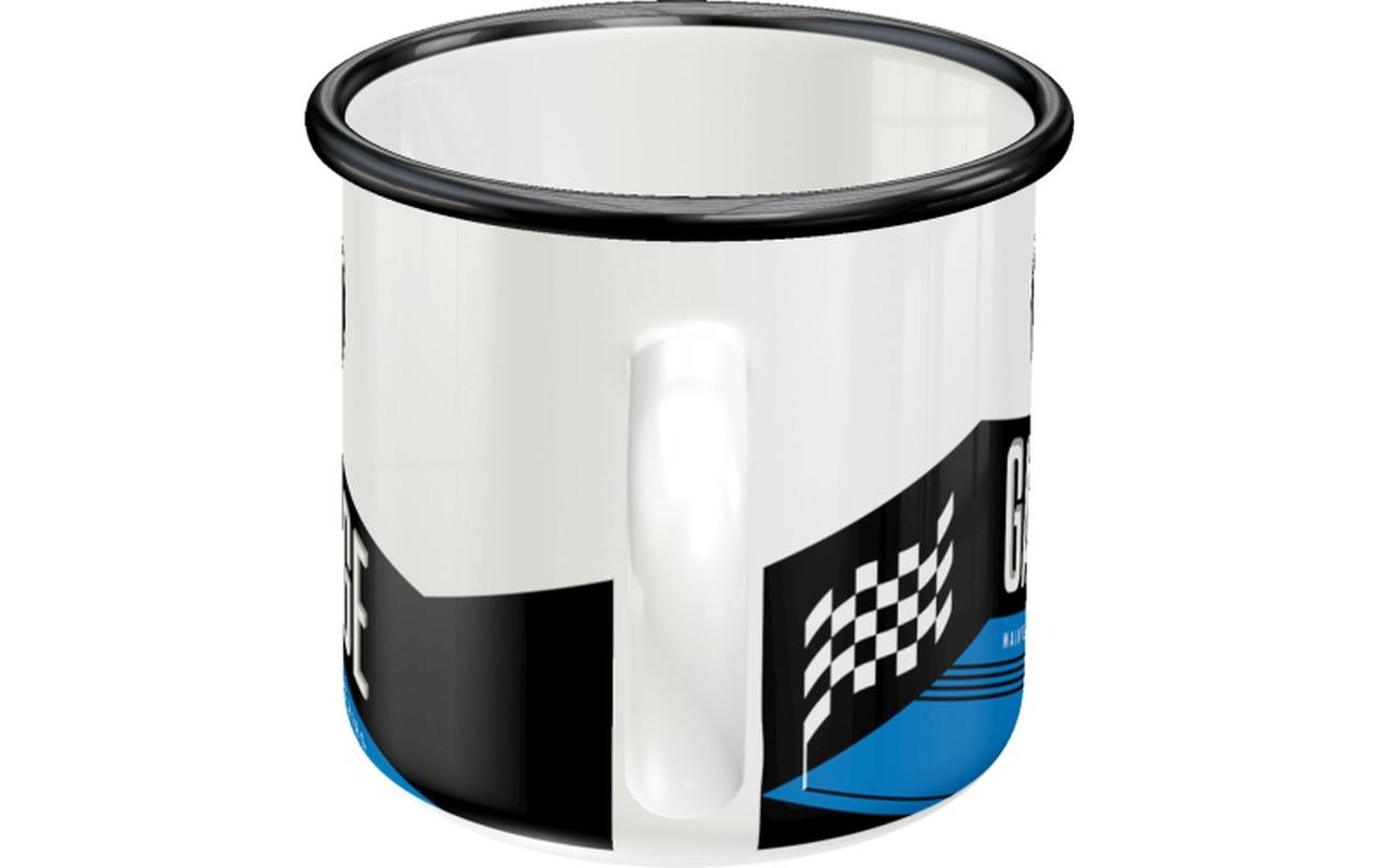 Nostalgic Art Universaltasse BMW Garage 360 ml, 1 Stück, Schwarz/Weiss