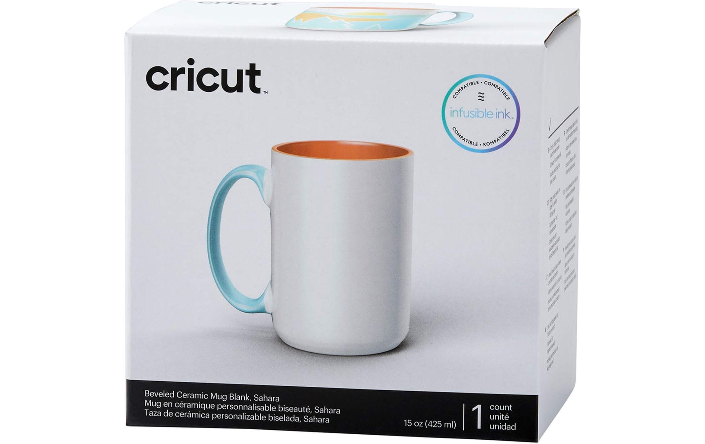 Cricut Tasse Infusible Ink 425 ml, Orange/Weiss