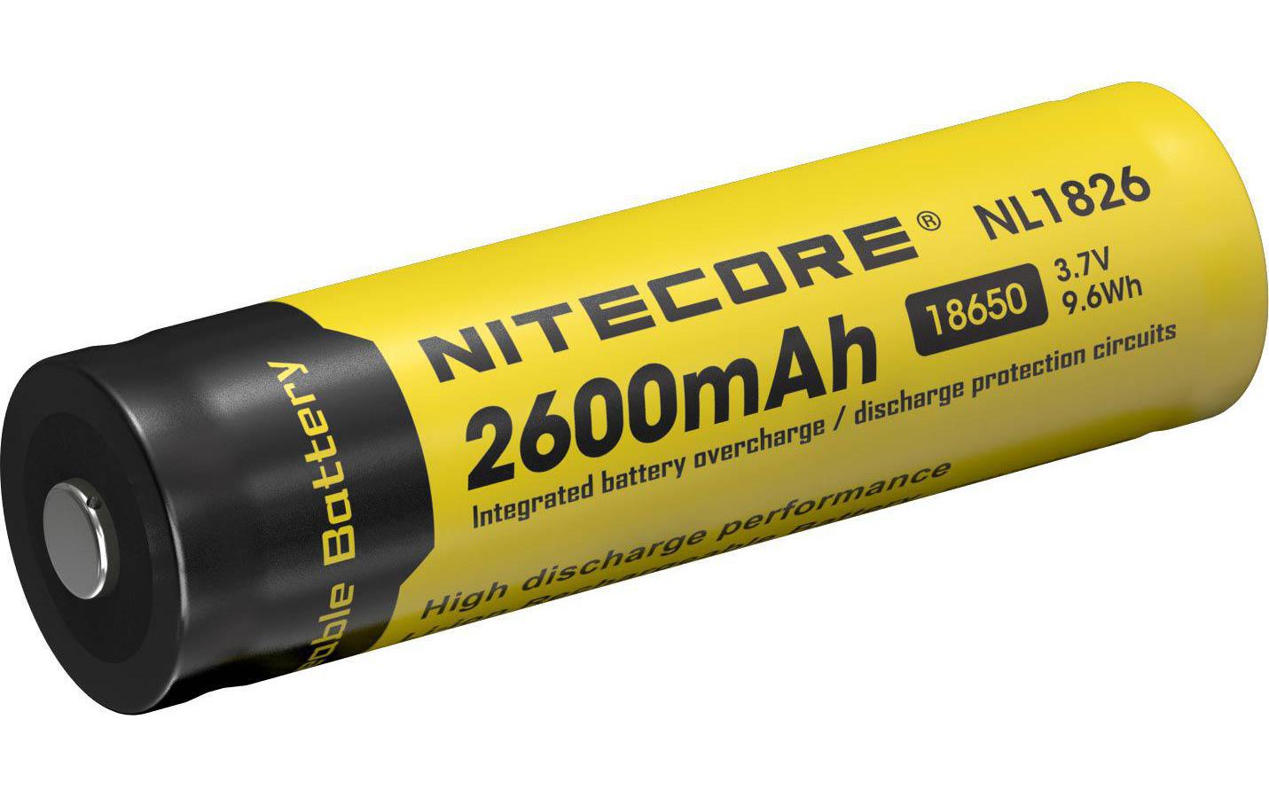 Nitecore Akku NL1826 18650 2600 mAh