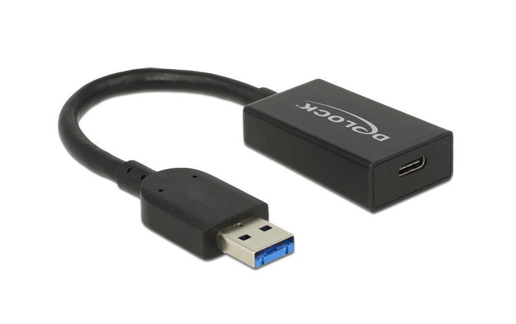 Delock USB 3.1 Adapter USB-A Stecker - USB-C Buchse