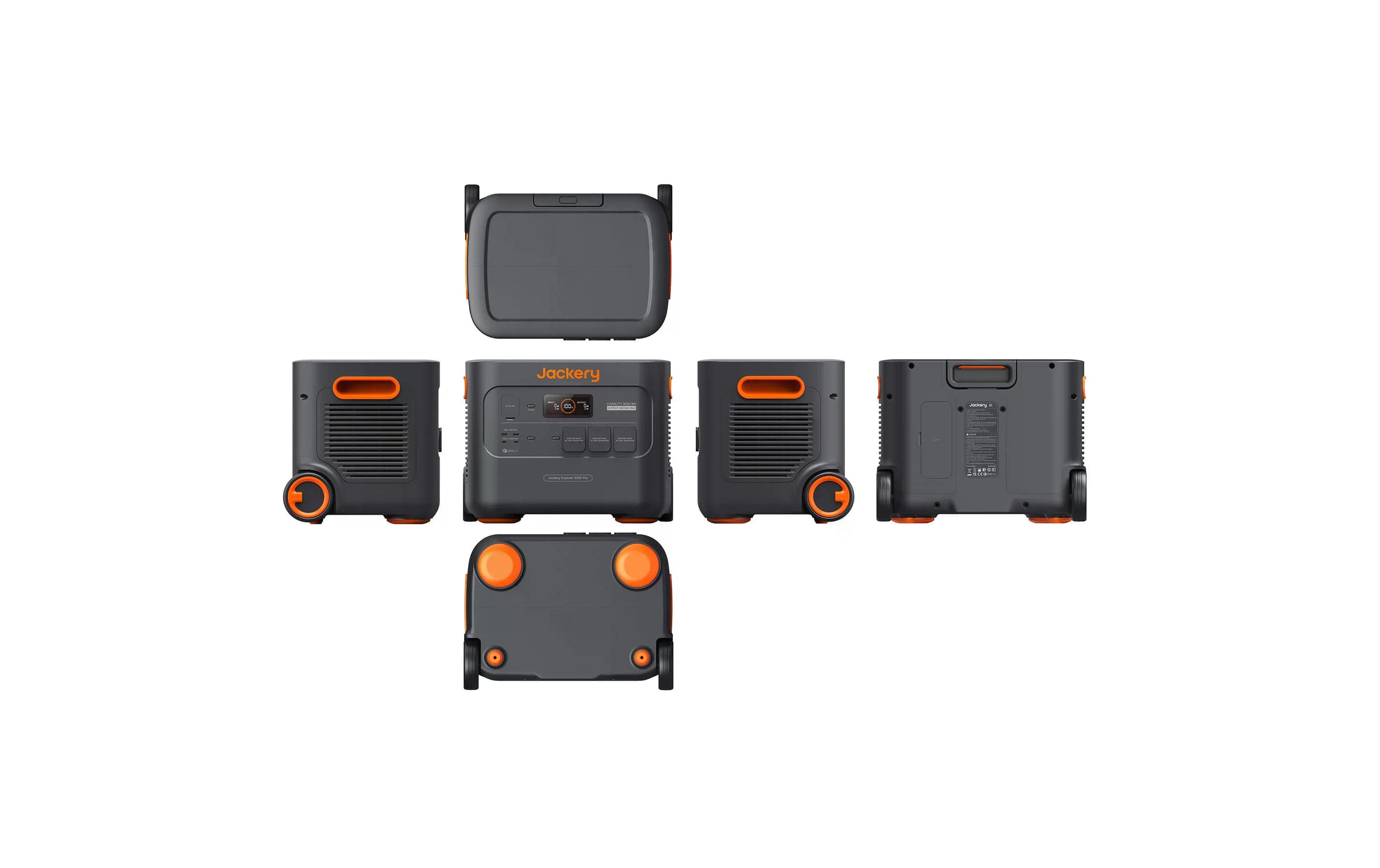 Jackery Power Station Kit Explorer 3000 Pro + 2x Saga 200W, 3024 Wh