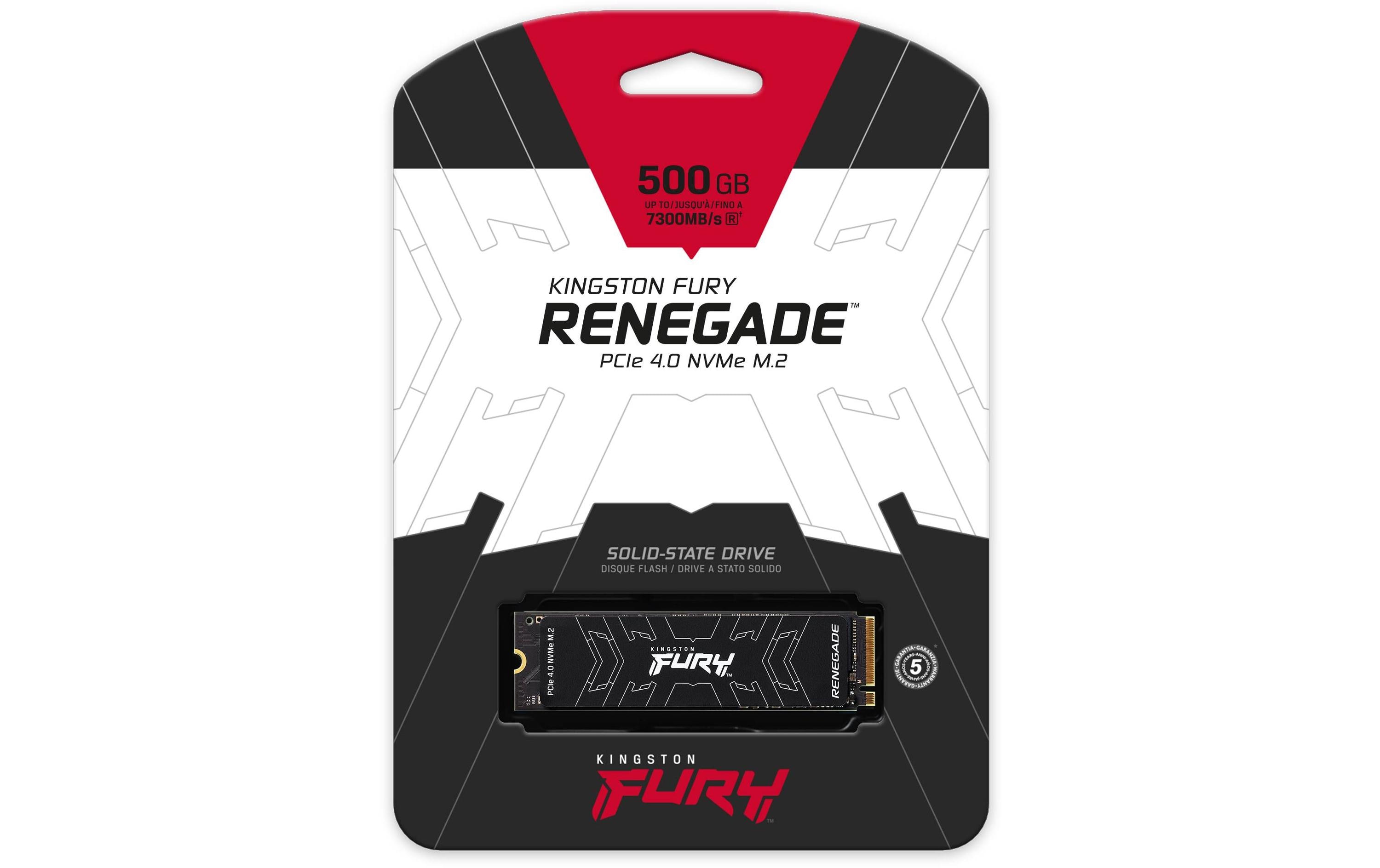 Kingston SSD FURY Renegade M.2 2280 NVMe 500 GB