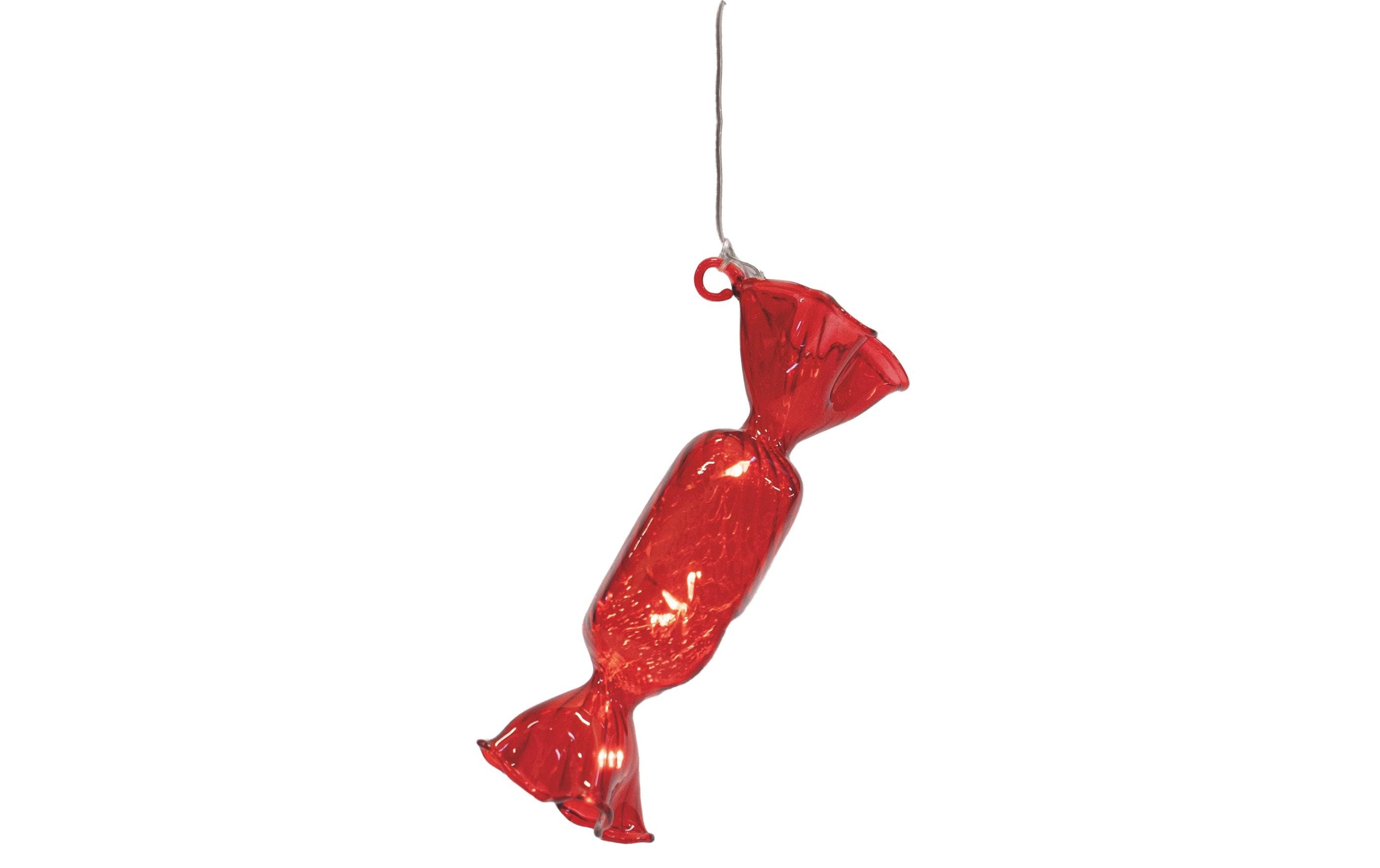 Sirius Weihnachtskugel Bonbon Hannah, 12 cm, Rot