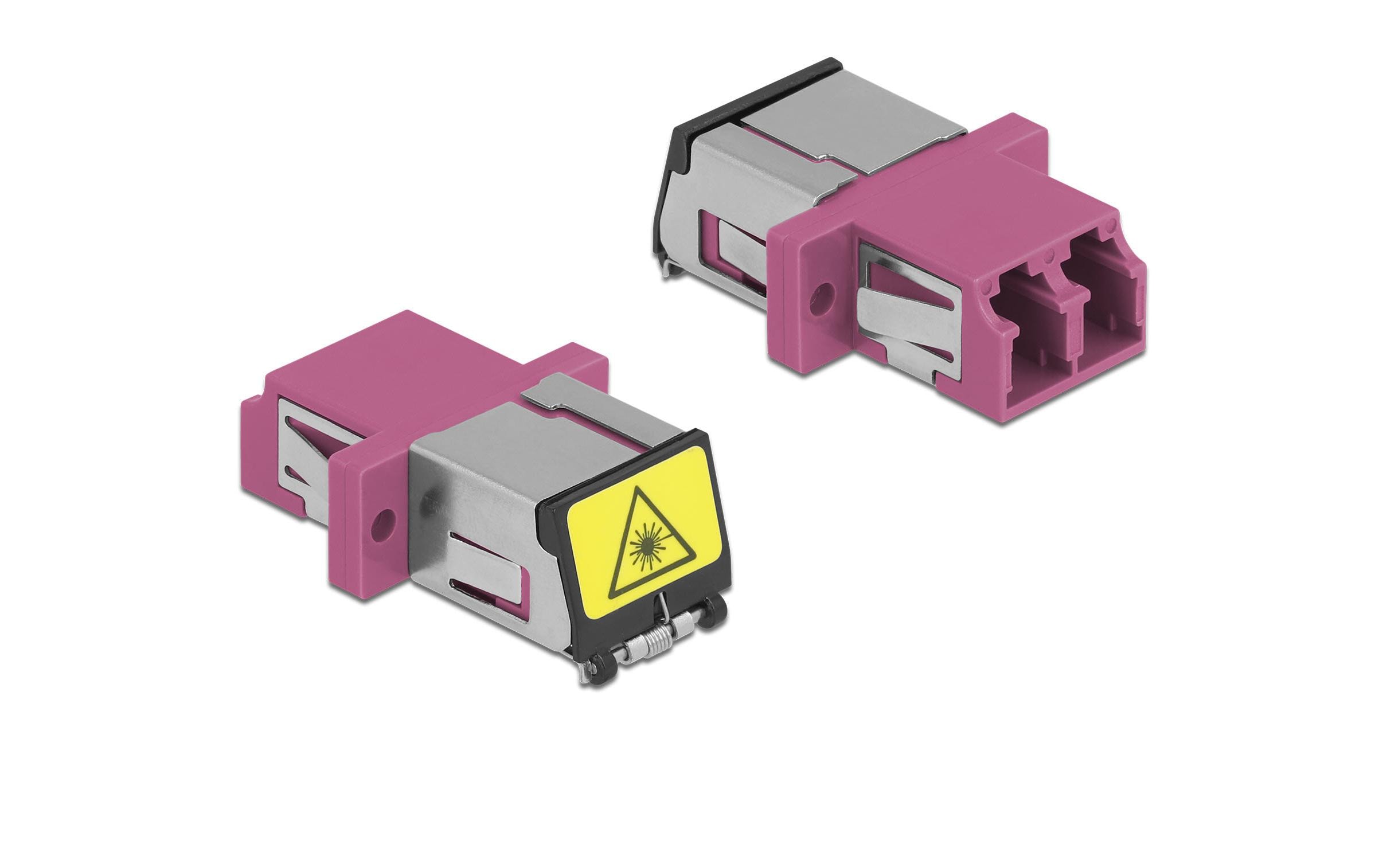 Delock LWL-Kupplung LC – LC Duplex Multimode OM4 1 Stück