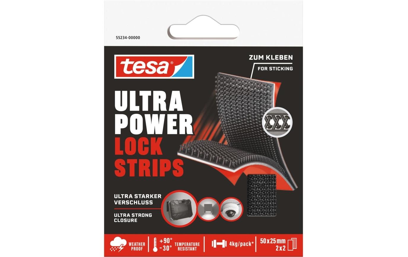 tesa Ultra Power Lock Strips 2 Paar 2 kg, 50 x 25 mm