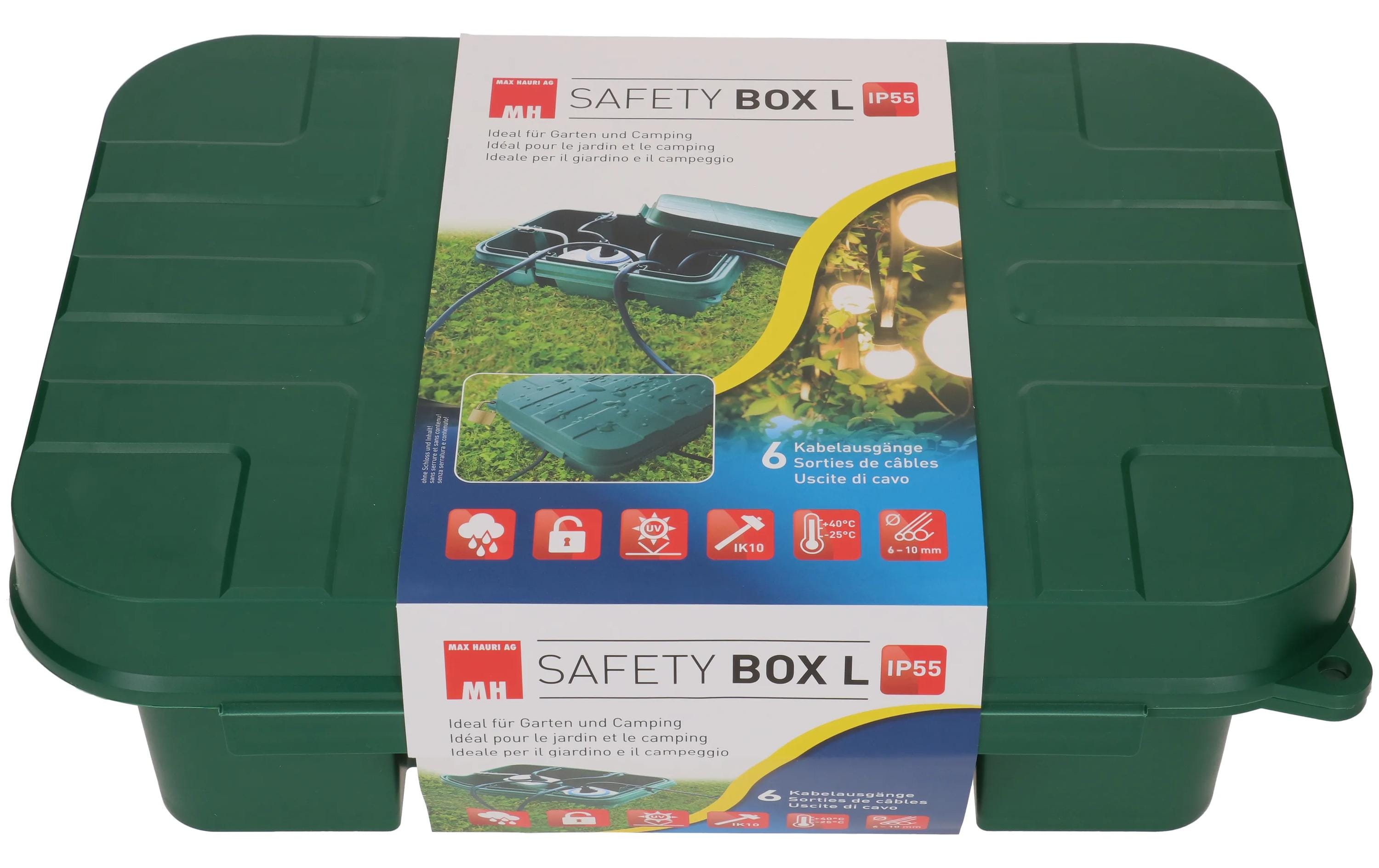 Max Hauri Kabelbox Safety-Box L, Grün