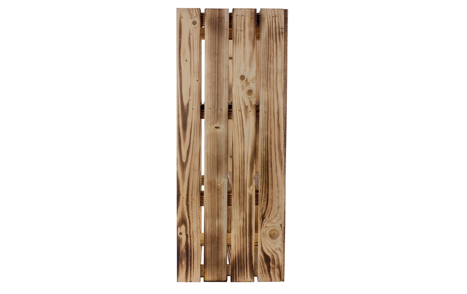 Holz Zollhaus Regal Vintage geflammt 40 x 75 cm