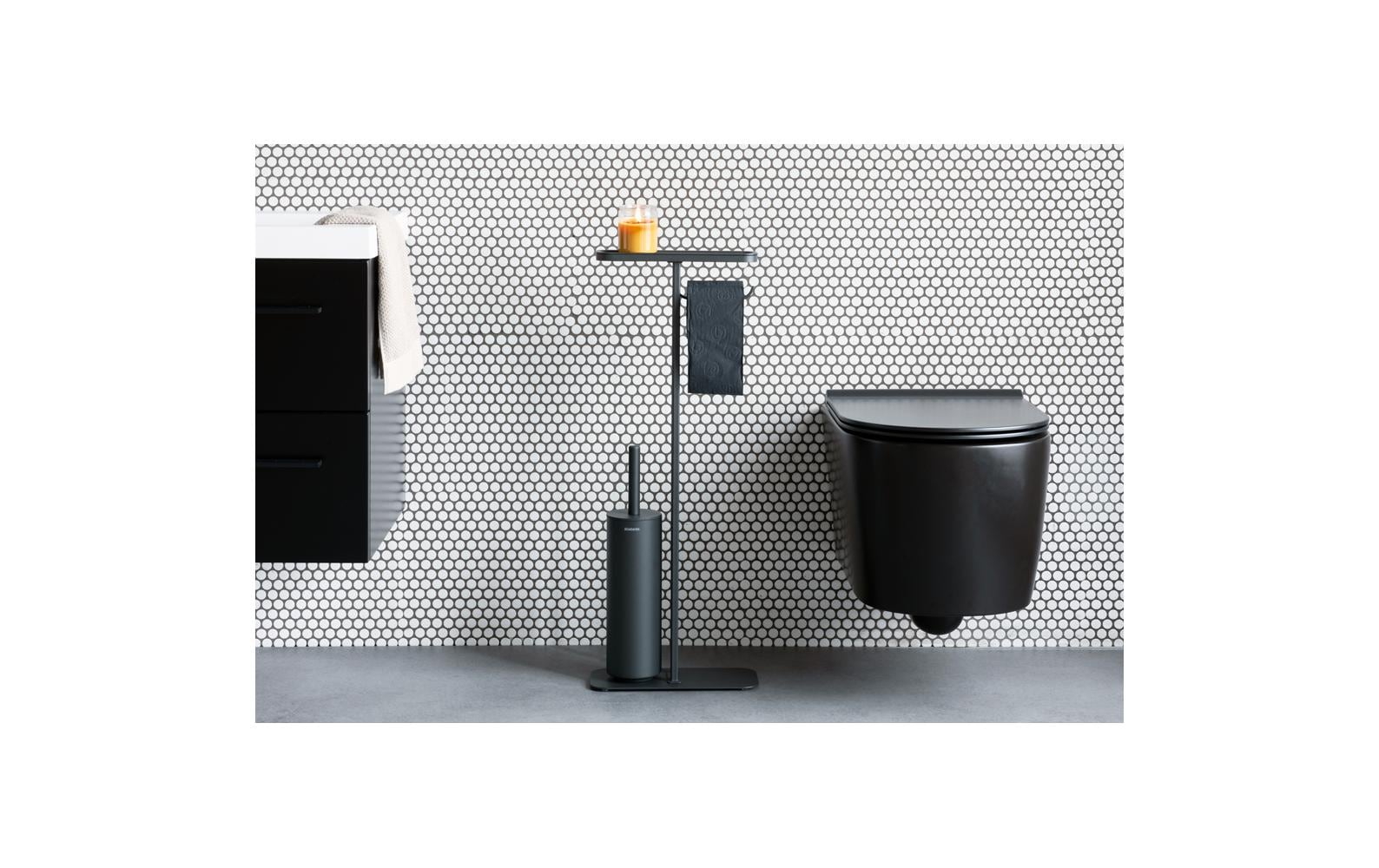 Brabantia Toilettengarnitur Mindset Dunkelgrau