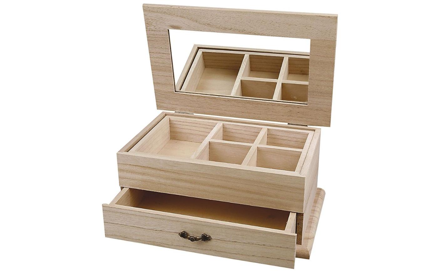 Creativ Company Holzartikel Schmuckbox