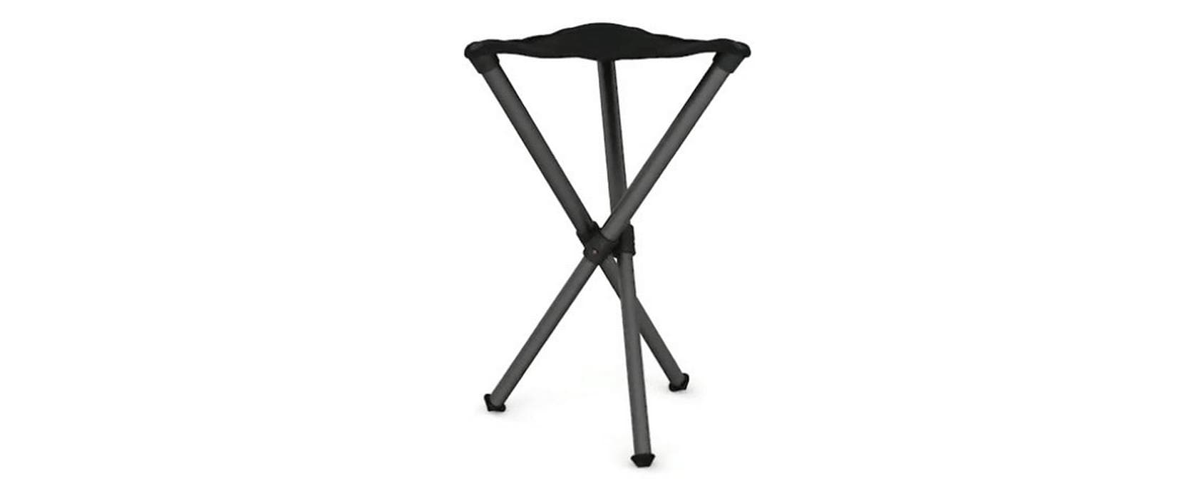 Walkstool Dreibeinhocker Basic 50 cm Grau/Schwarz