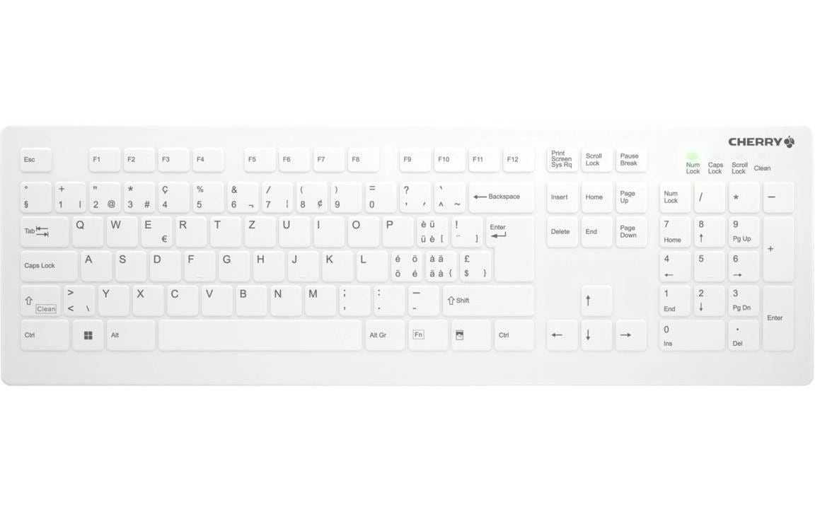 Active Key AK-C8112 Medical Keyboard Wireless Vollversiegelung IP68