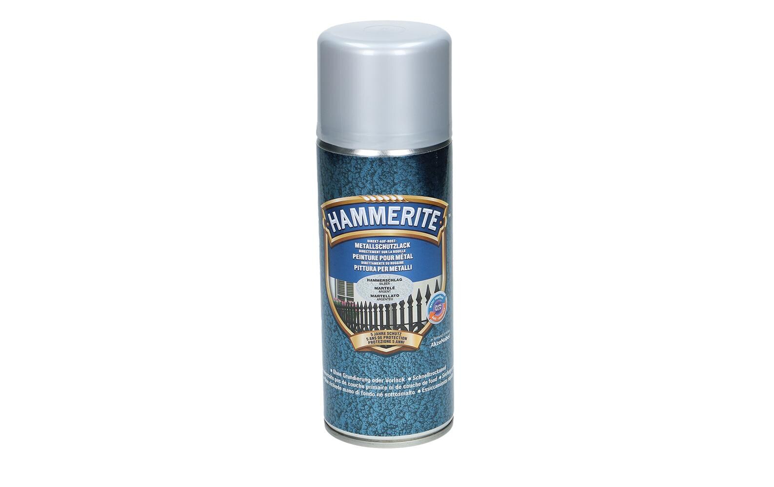 Hammerite Metall-Schutzlack HS Silber, 400 ml