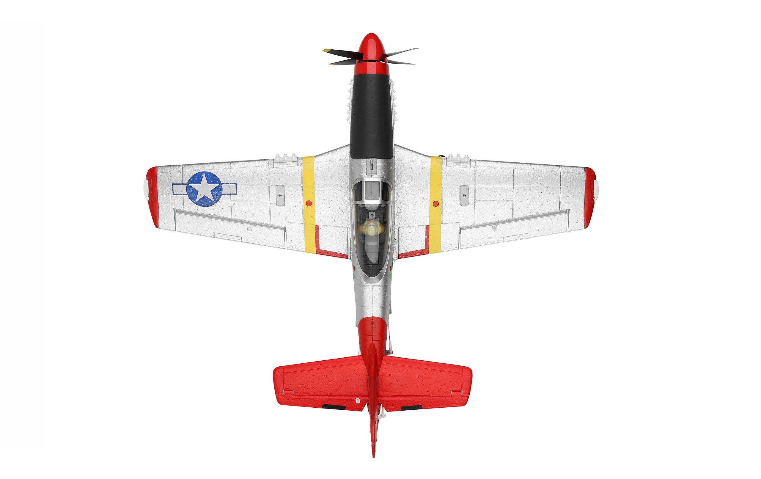 Amewi Warbird AMXflight P51 560 mm 4-Kanal, Gyro, RTF