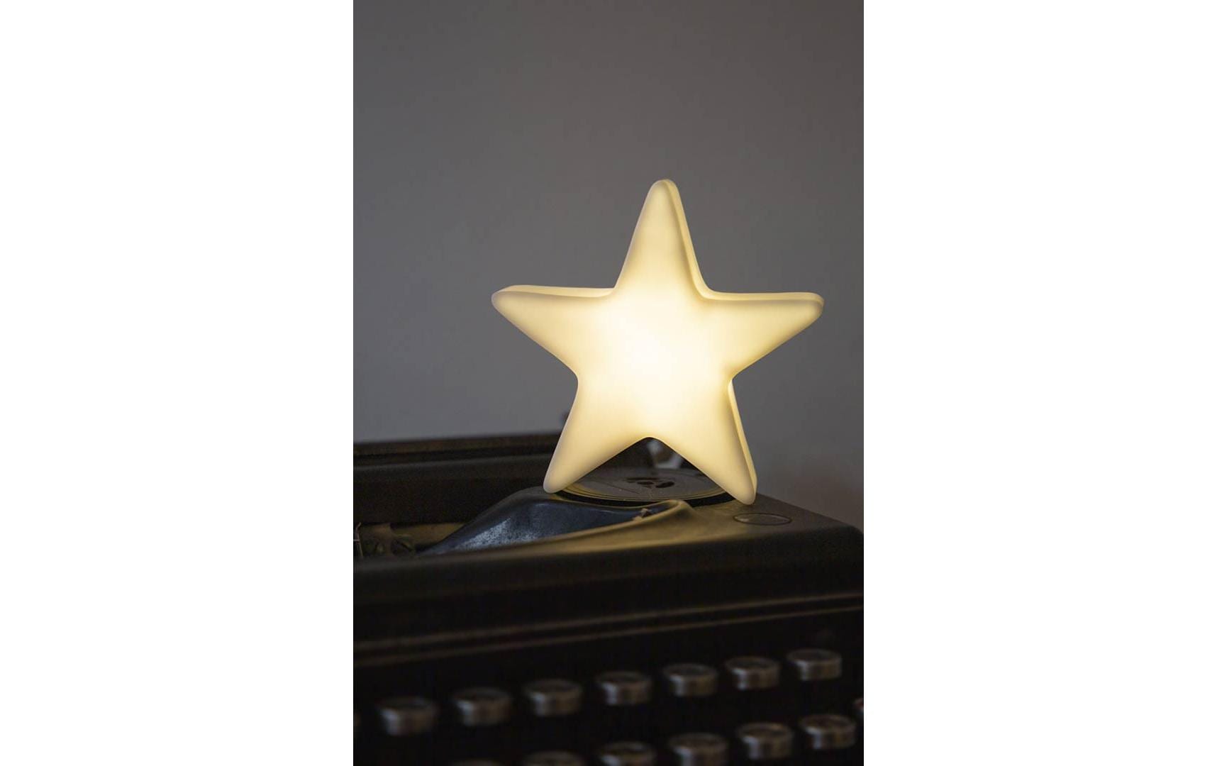 8 Seasons Design Motivlicht Shining Star Micro XS, Weiss