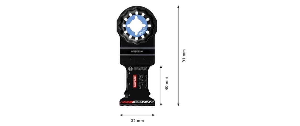 Bosch Professional Tauchsägeblatt EXPERT MetalMax AIZ 32 AIT 40 x 32 mm