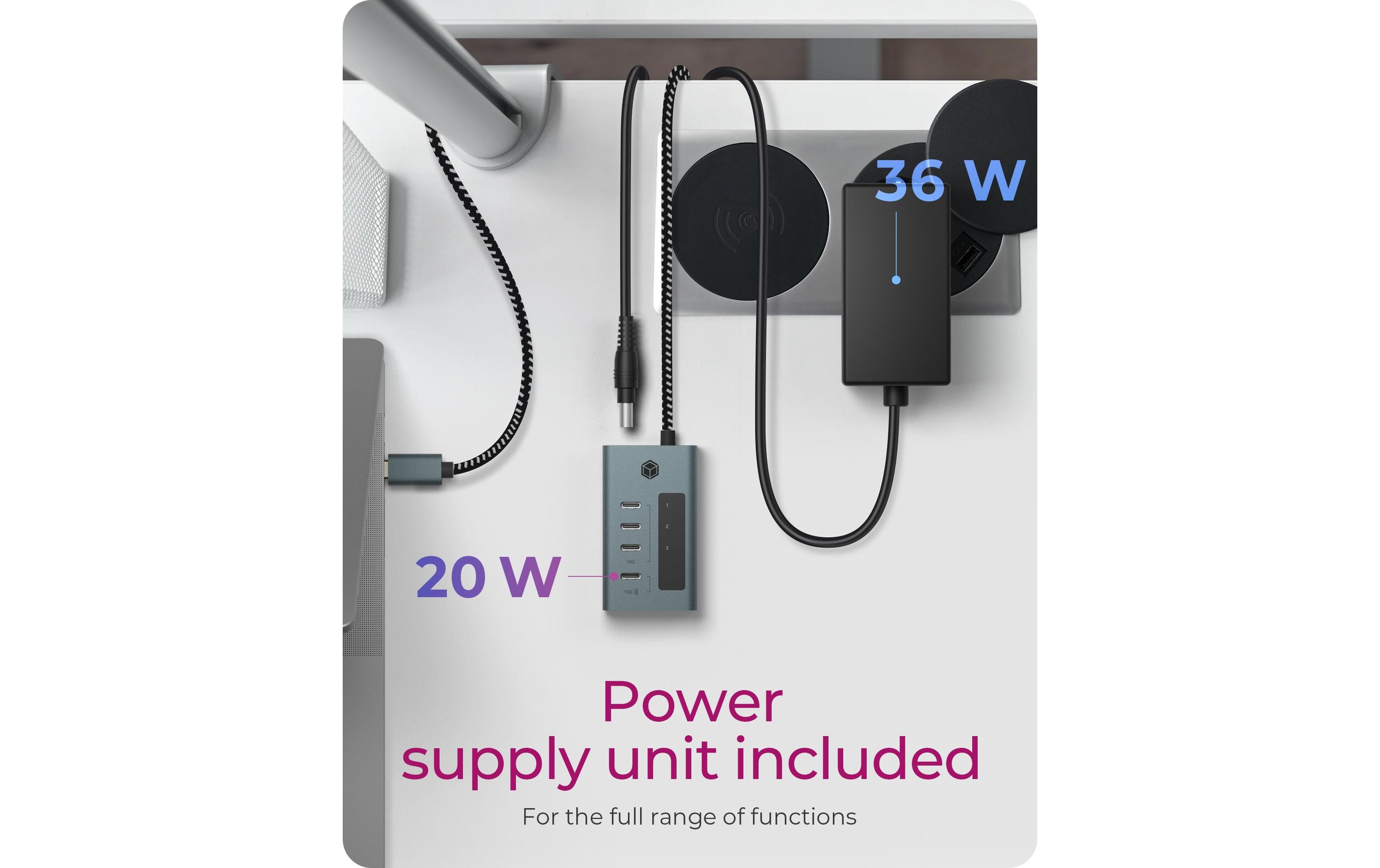 ICY BOX USB-Hub 4-Port Hub IB-HUB1454-C31