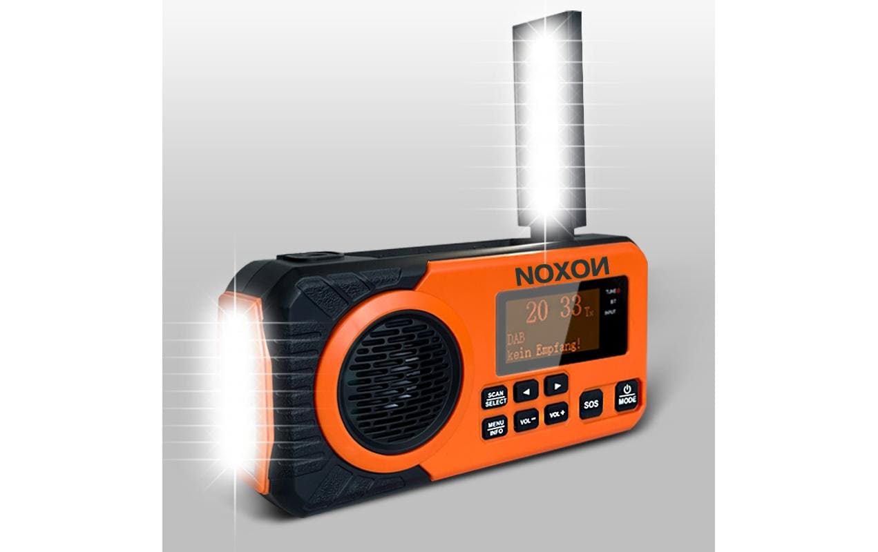 Noxon DAB+ Radio Dynamo Solar 311 Orange