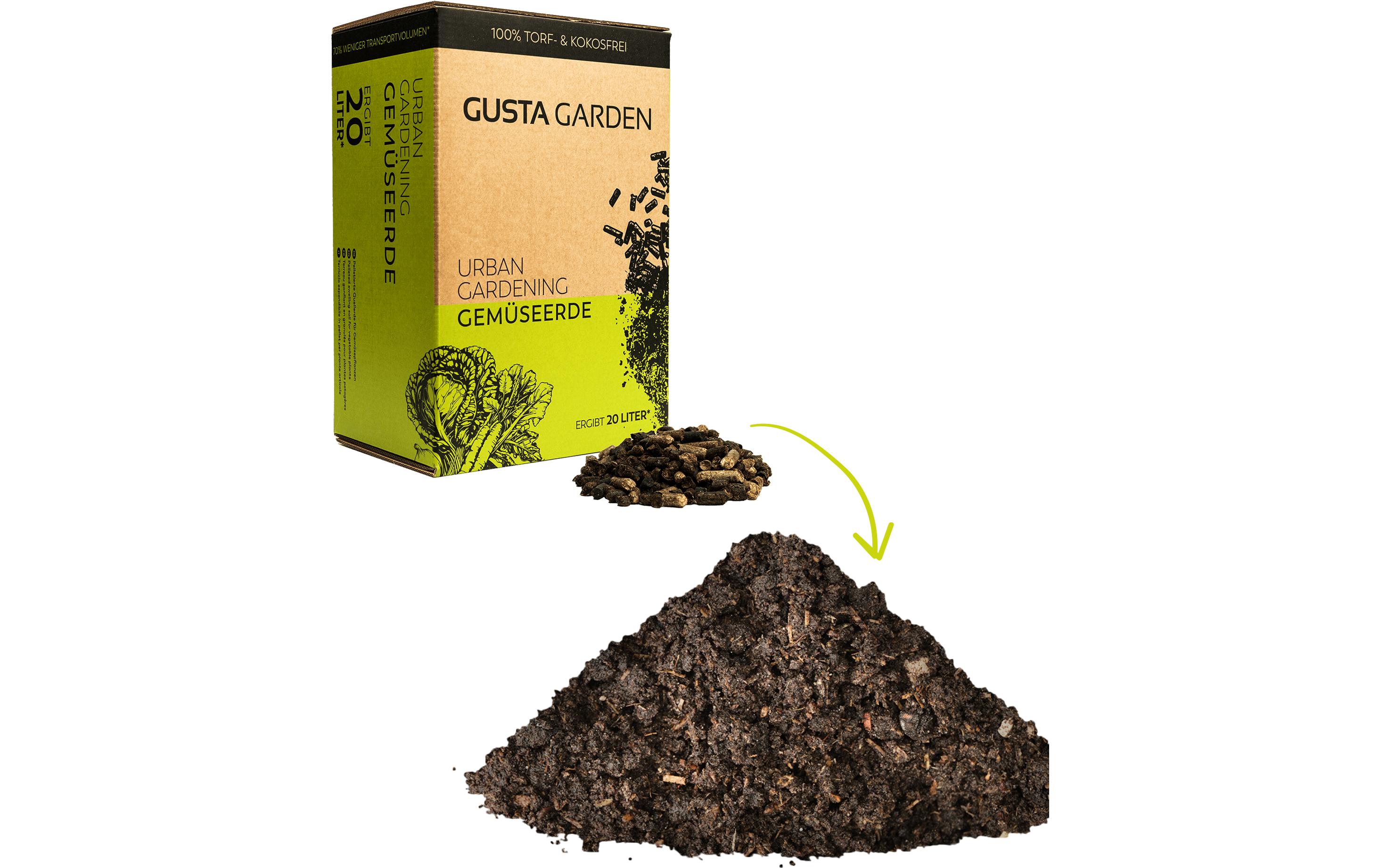 Gusta Garden Pelletierte Quellerde 4.6 kg